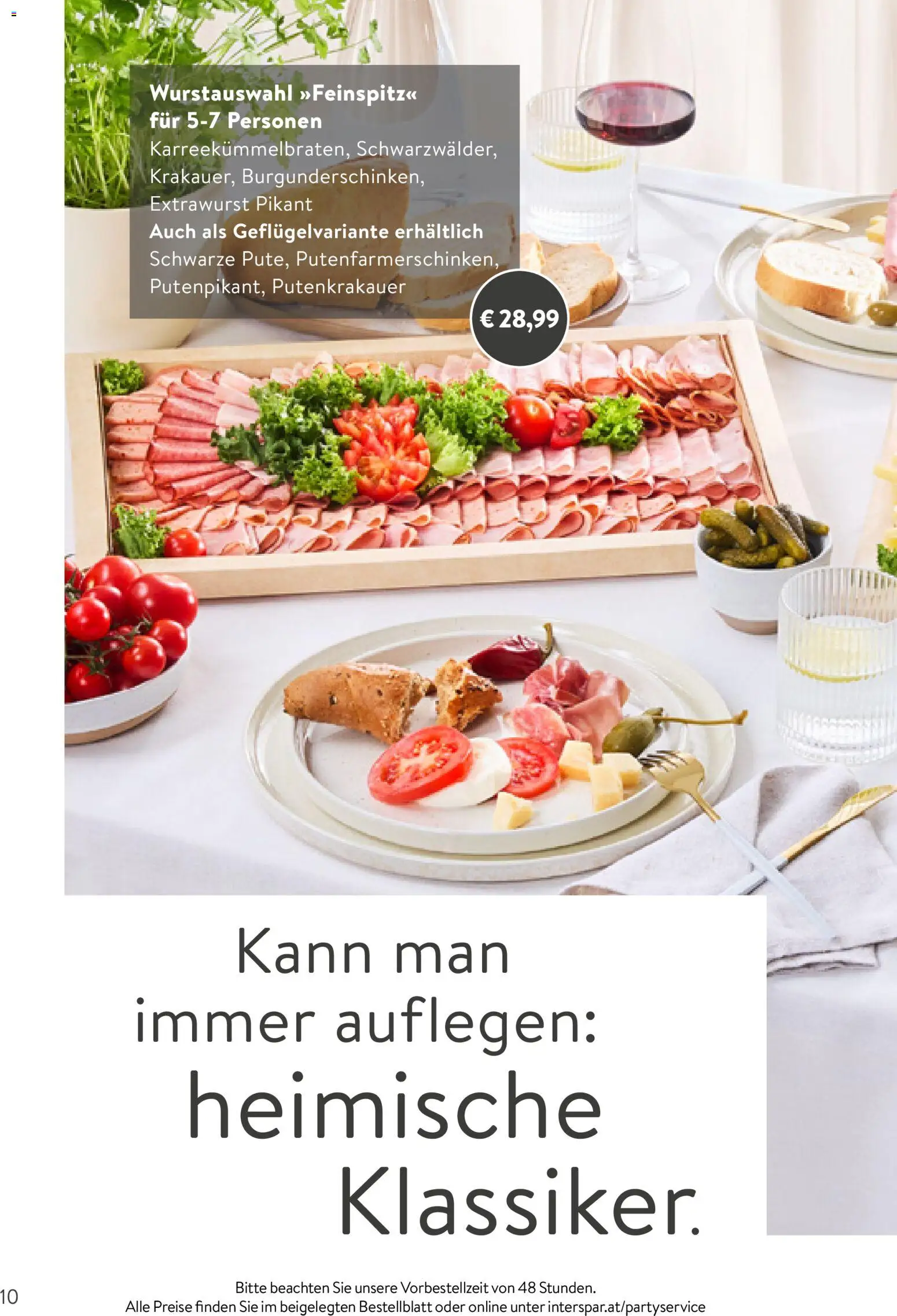 Interspar Party Service gültig ab 26.01.2026 | Seite: 10