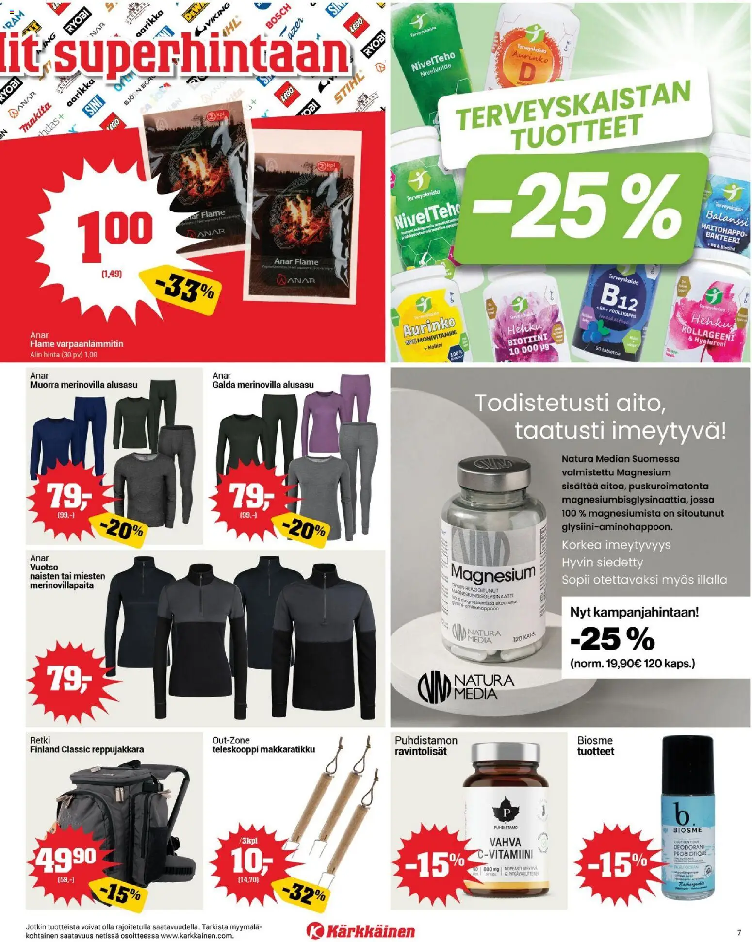 Kärkkäinen tarjoukset – voimassa 04.01.2026 alkaen | Sivu: 7