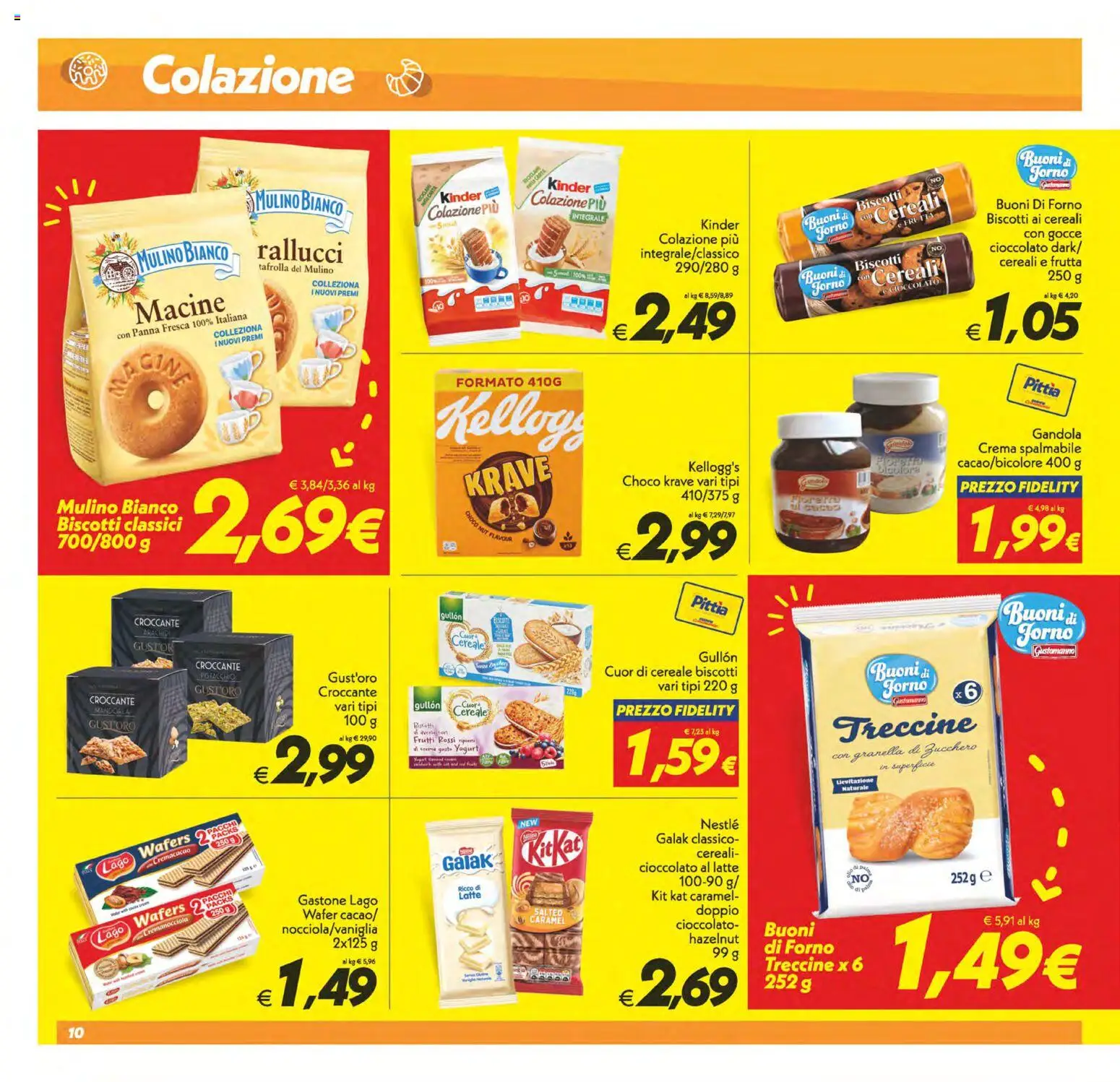Volantino SuperConveniente del 07.04.2026 | Pagina: 10 | Prodotti: Crema, Cioccolato, Cereali, Biscotti