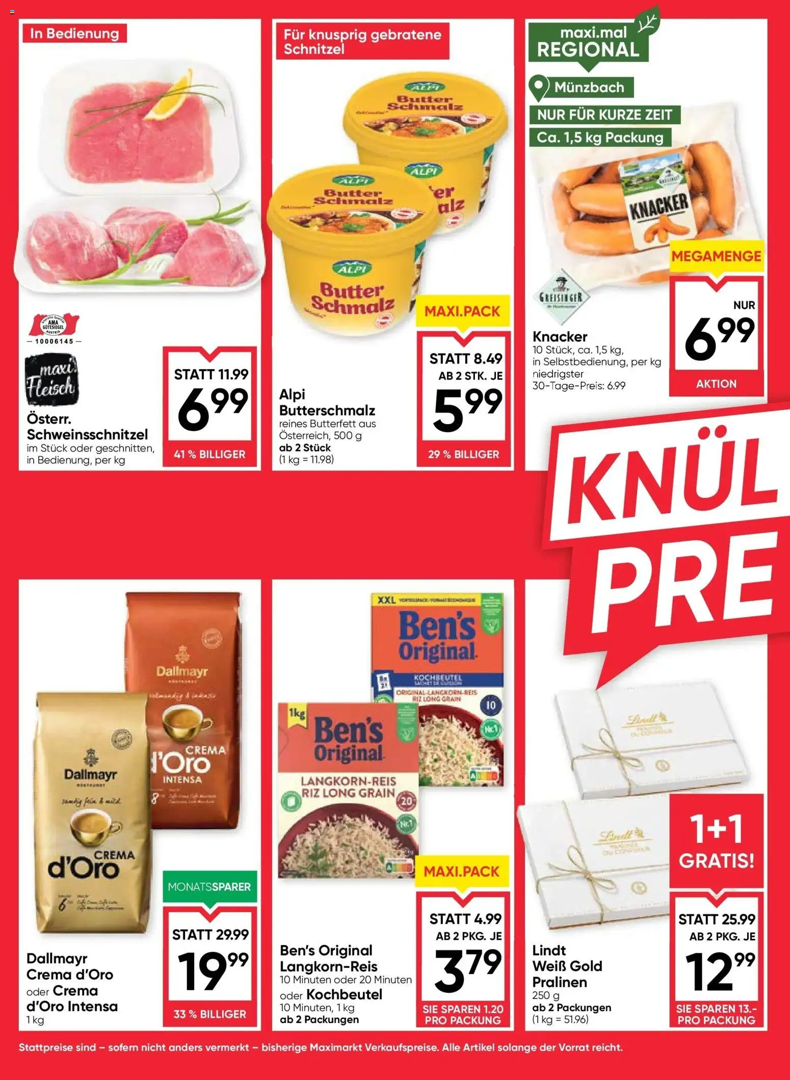 Maximarkt Vöcklabruck, Ried gültig ab 04.12.2025 | Seite: 2 | Produkte: Dolce gusto kapszula, Butter