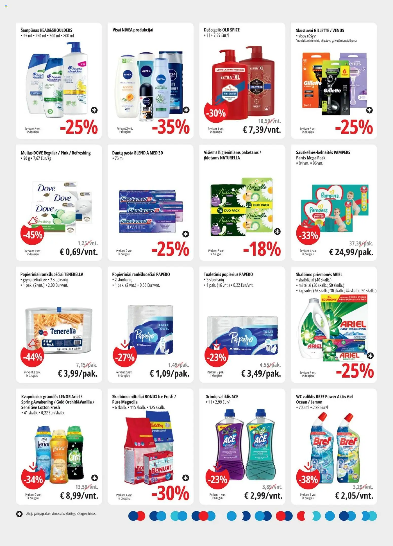 ePromo akcijos nuo 15.04.2026 | Puslapis: 11 | Prekių: Šampūnas, Muilas, Skalbimo milteliai, Tualetinis popierius