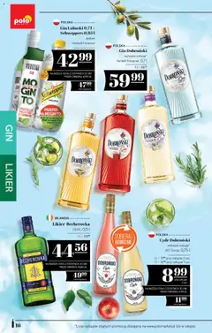 POLOmarket Katalog - Alkoholi od 11.07.2025 | Strona: 16 | Produkty: Cydr, Gin Lubuski, Becherovka, Gin