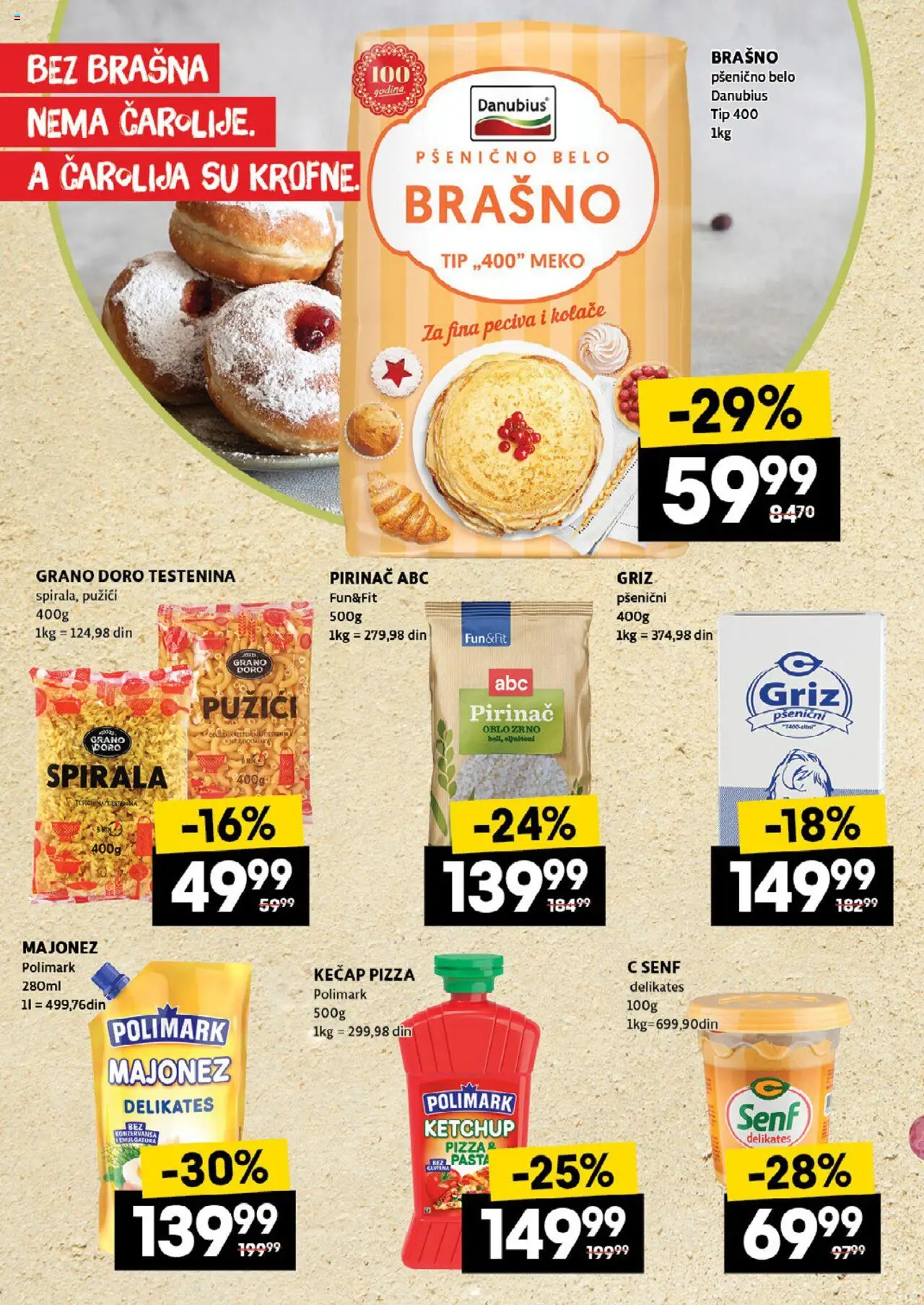 Idea katalog - važi od 03.07.2025 | Strana: 30 | Proizvode: Kečap, Senf, Brašno, Pirinač