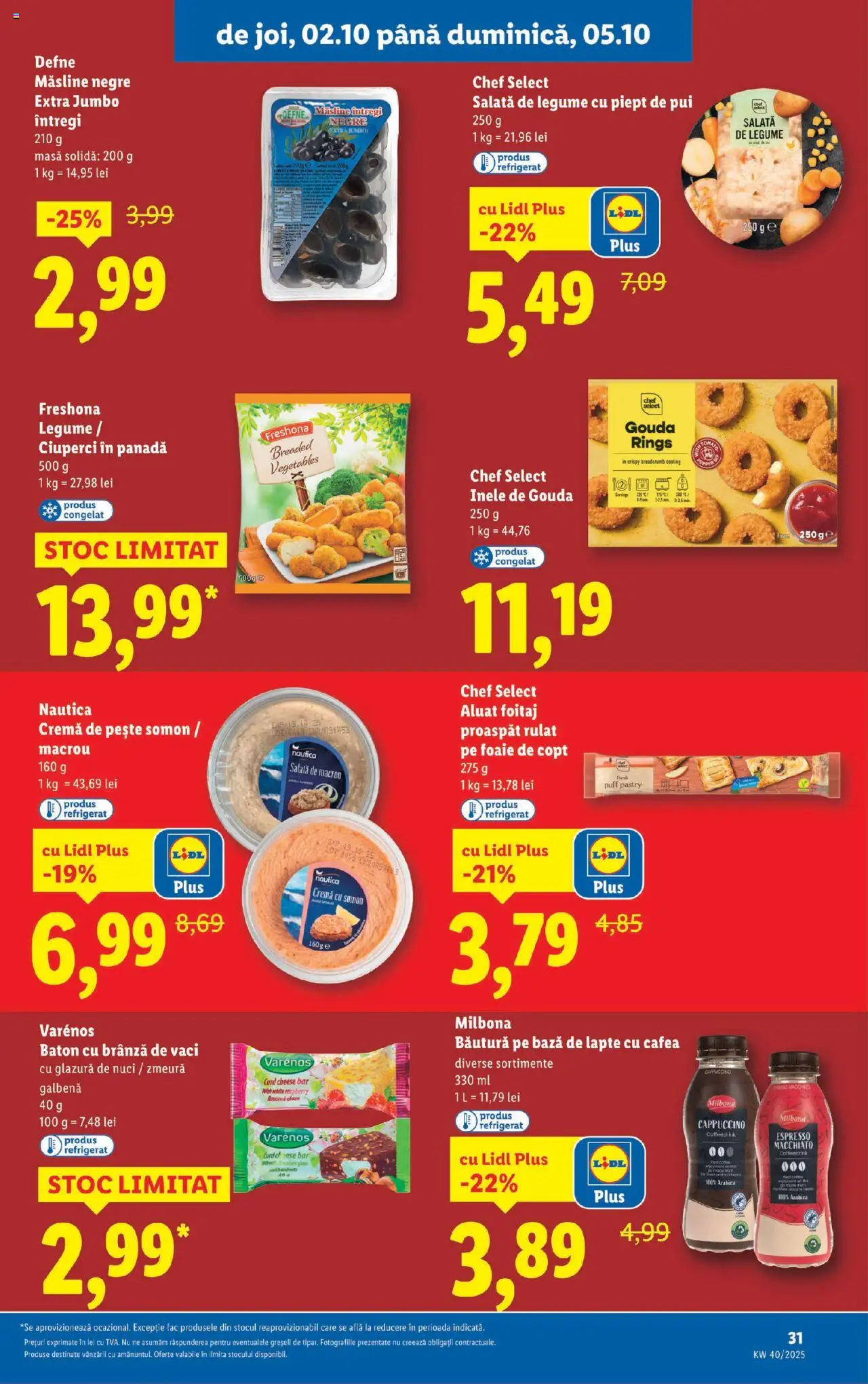Noul catalog Lidl – valabil de la 29.09.2025 | Pagină: 31 | Produse: Lapte, Brânză, Nuci, Gouda
