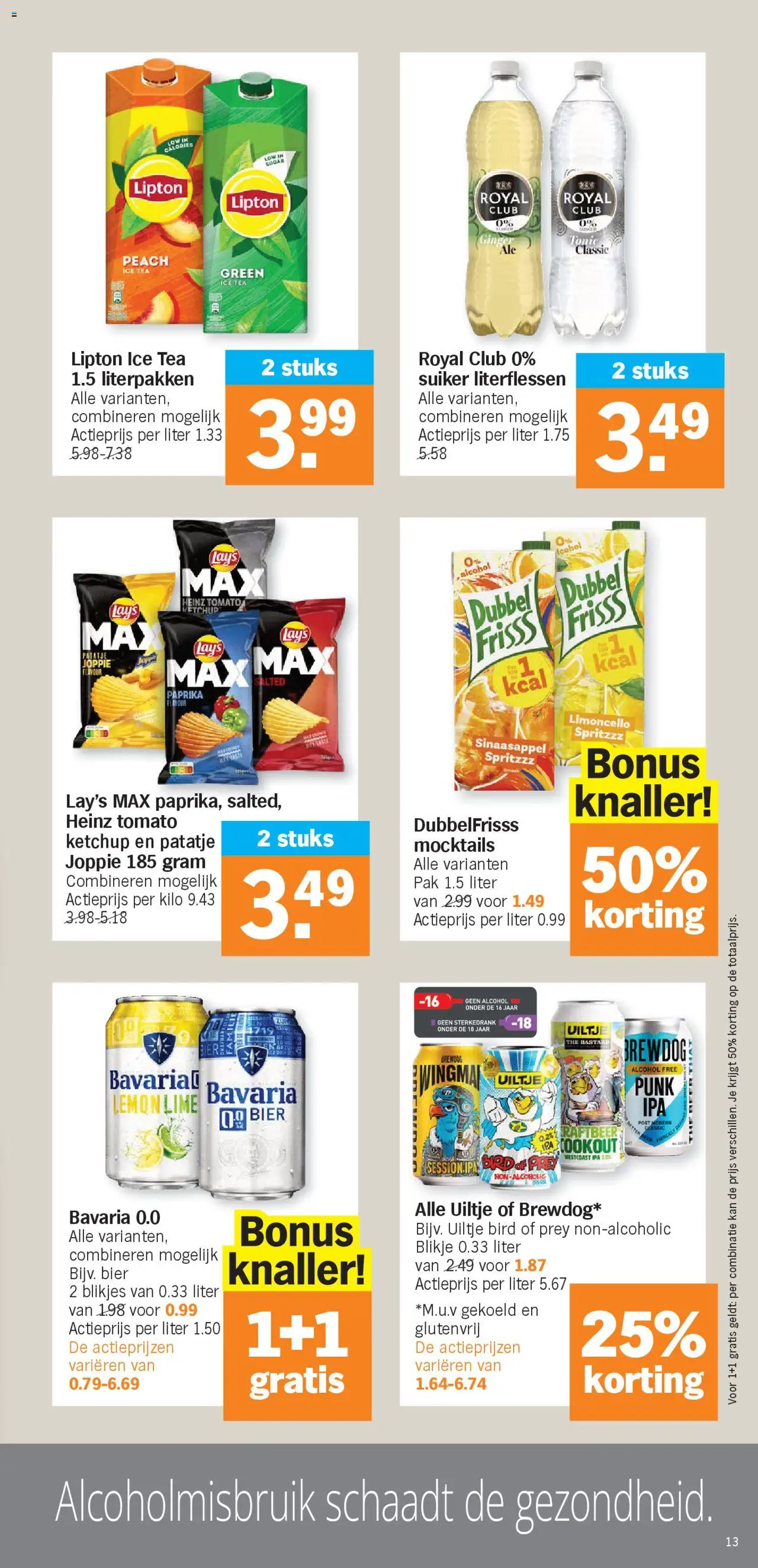  | Pagina: 13 | Producten: Chips, Ketchup, Alcohol, Kan