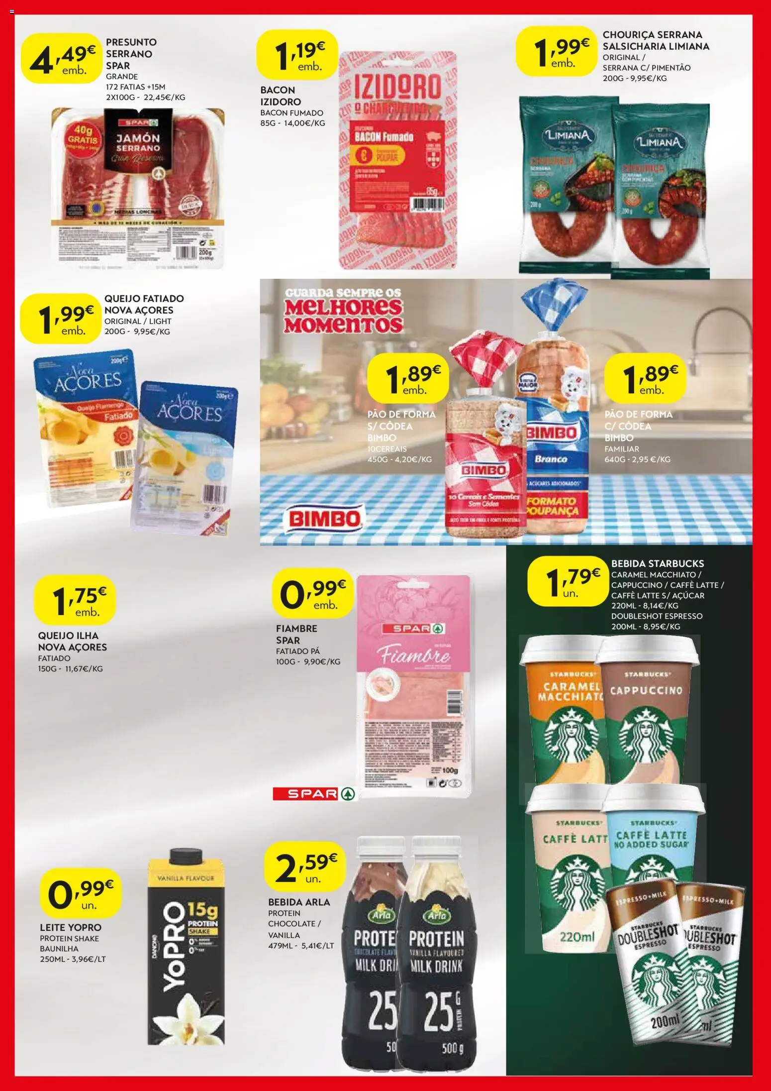 Spar - folheto │ válido de 17.02.2026 | Página: 2 | Produtos: Pão de forma, Queijo, Cereais, Bebida