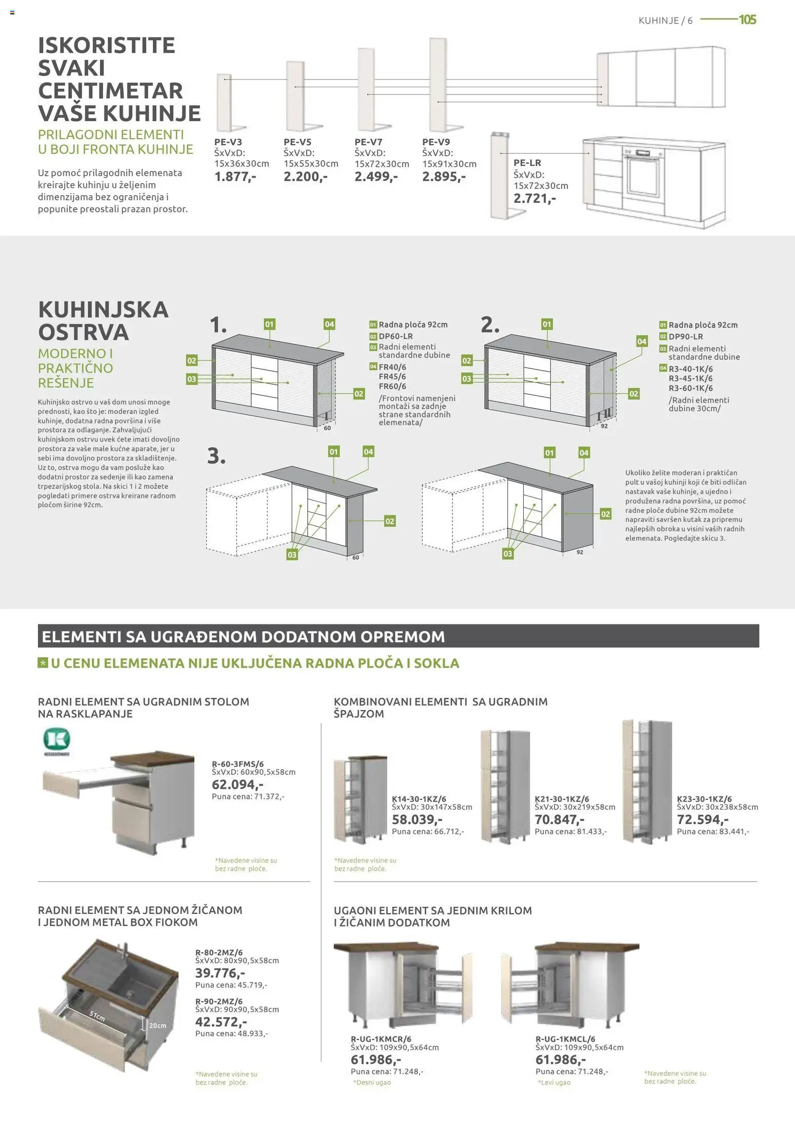 Jela katalog - važi od 06.04.2026 | Strana: 105 | Proizvode: Sto, Radna ploča