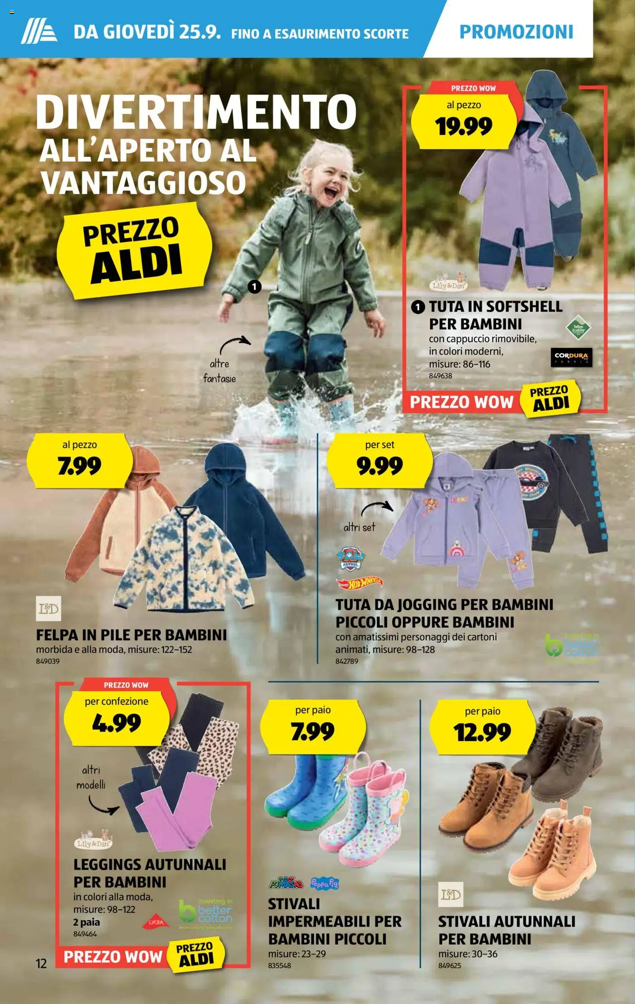 Aldi Aktionen IT – gültig ab 25.09.2025 | Seite: 13 | Produkte: Leggings