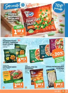 Katalog Studenac - Pregled kataloga iz trgovine Studenac, vrijedi od 04.02.2026 | Stranica: 11 | Proizvodi: Meso, Pizza, Ledo, Povrće