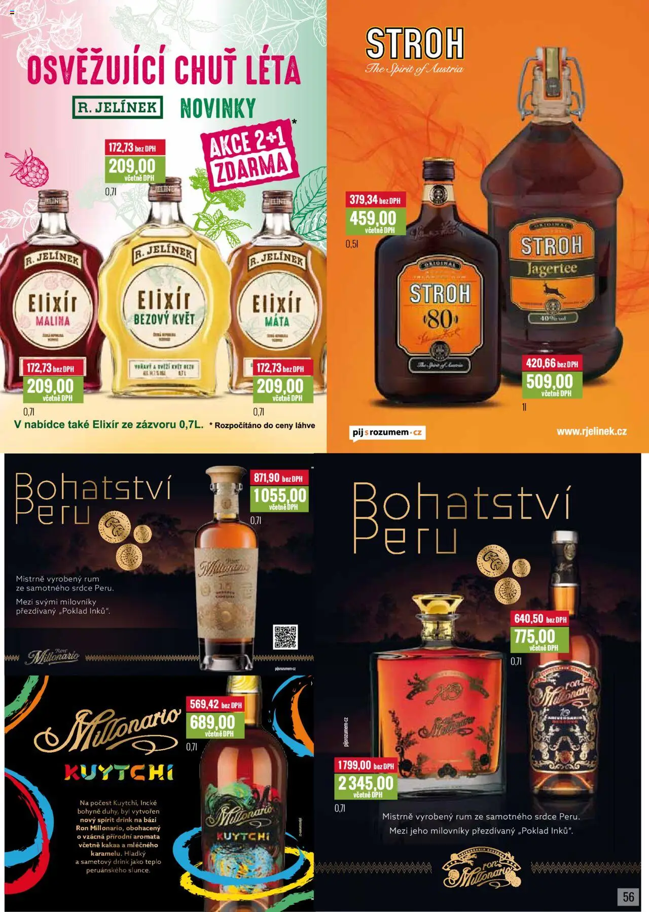 Ratio leták od 01.10.2025 | Strana: 57 | Produkty: Rum, Lahve, Jelínek