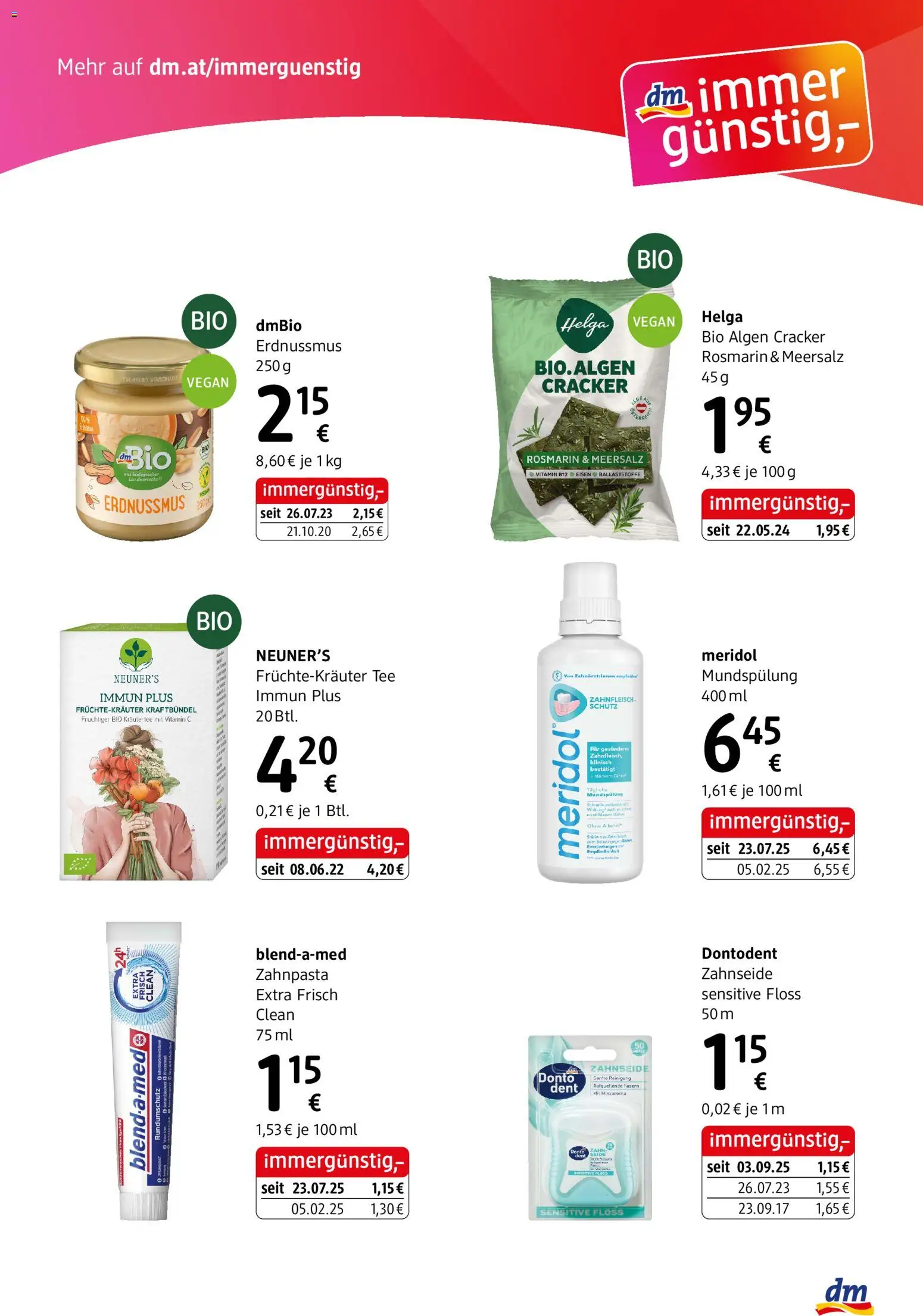 dm drogerie markt  Flugblatt März 2026 gültig ab 26.01.2026 | Seite: 7 | Produkte: Zahnpasta, Tee