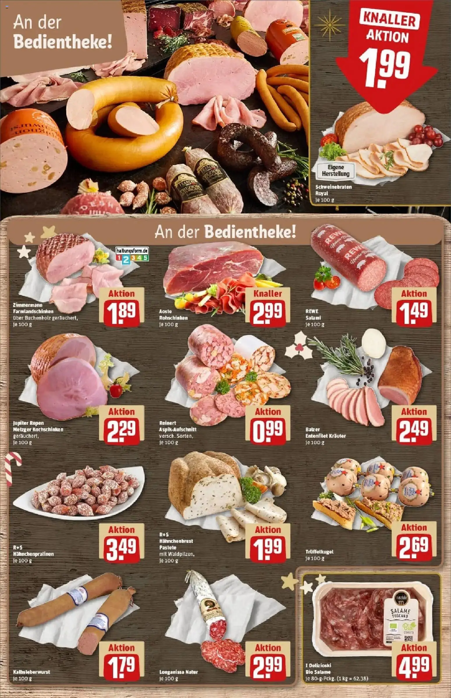 Rewe prospekt Hamburg	 – gültig ab 23.11.2025 | Seite: 12 | Produkte: Salami, Hahnchenbrust