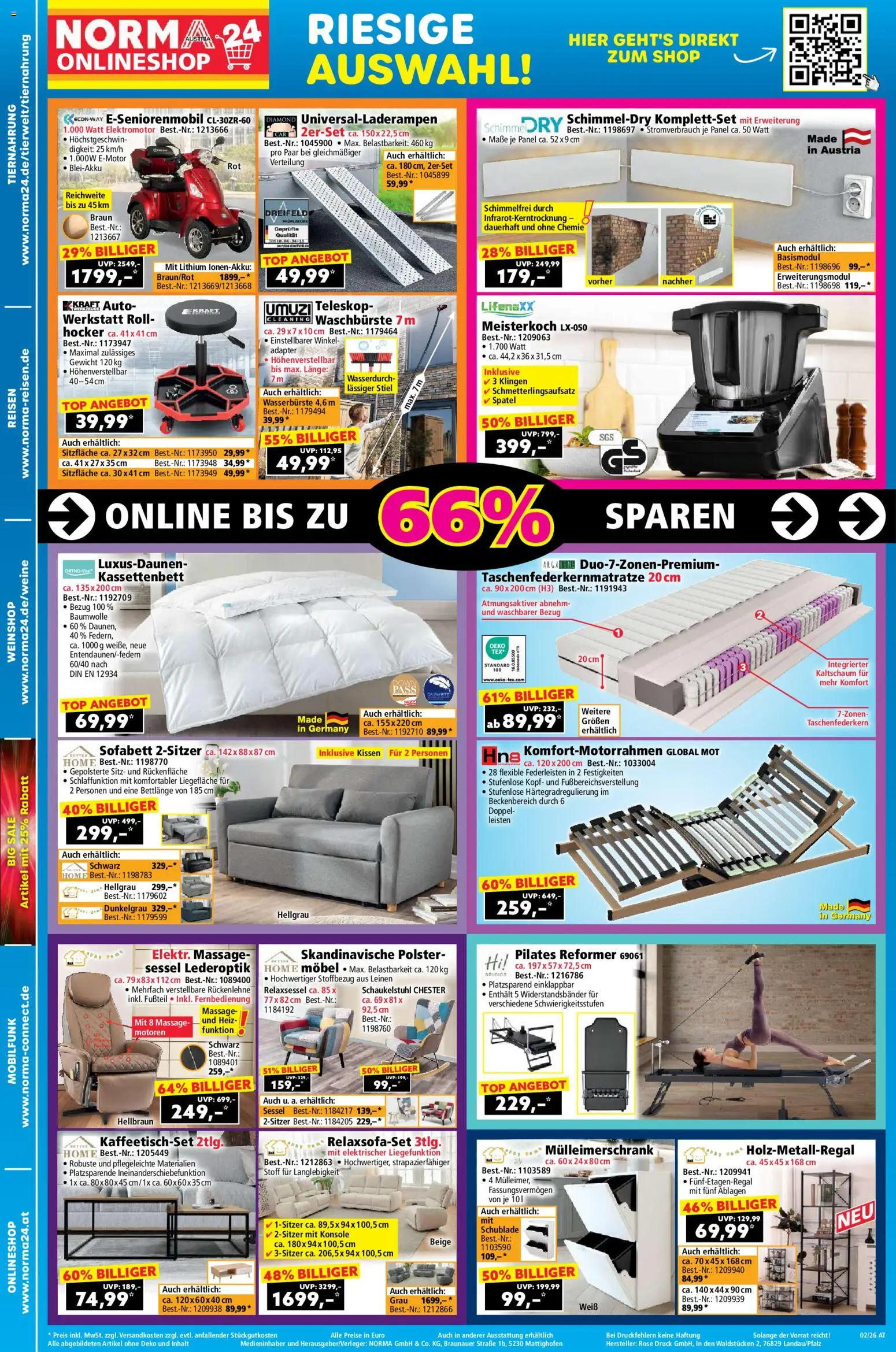 Norma Flugblatt gültig ab 05.01.2025 | Seite: 20 | Produkte: Adapter, Gewicht, Kissen, Sessel