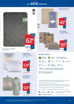 MAXIMA leidinys galioja nuo 07.04.2026 | Puslapis: 41 | Prekių: Kilimėlis, Vonios kilimėlis, Chalatas, Užtiesalas