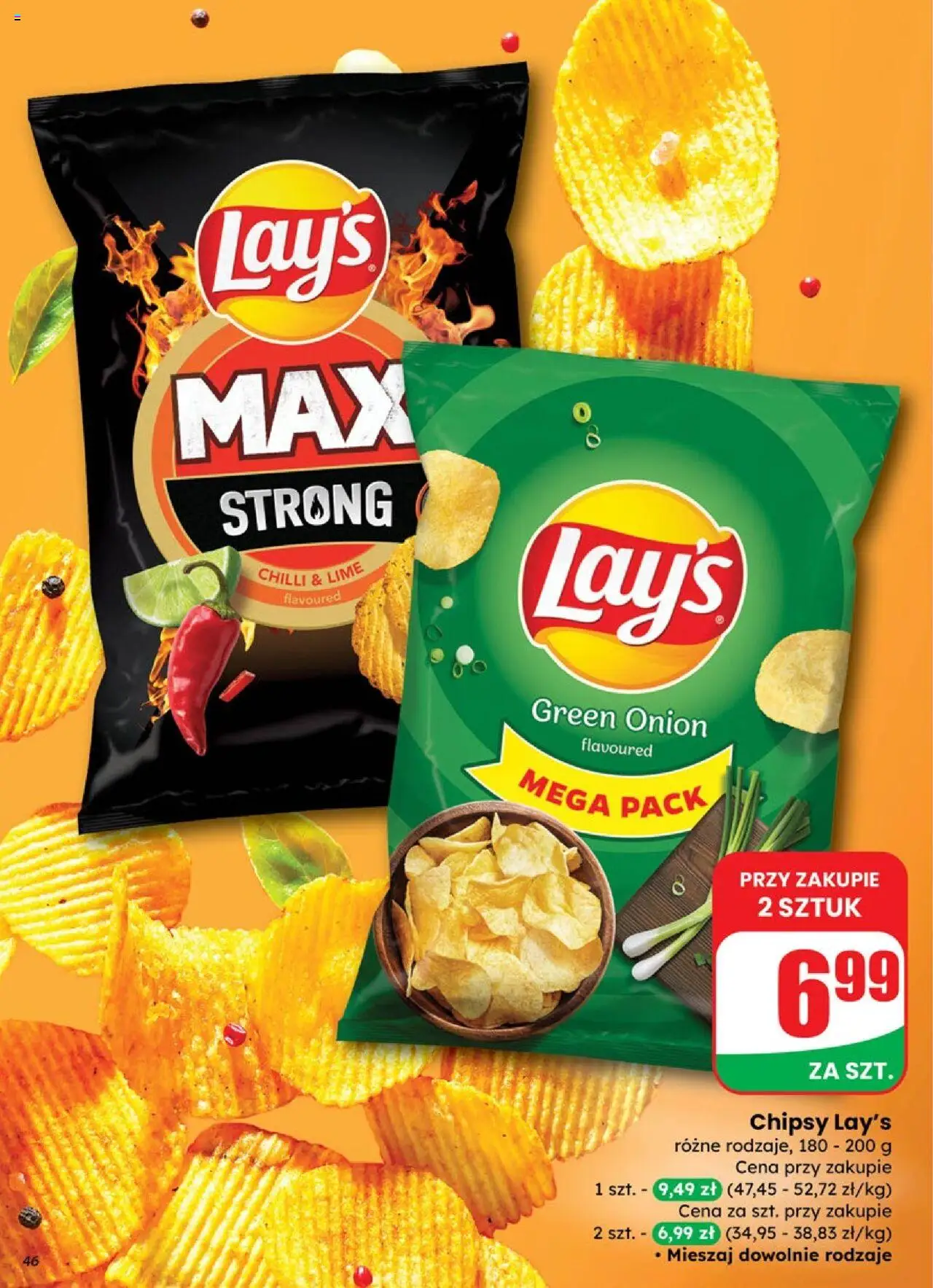 Dino Gazetka od 08.10.2025 | Strona: 46 | Produkty: Chipsy