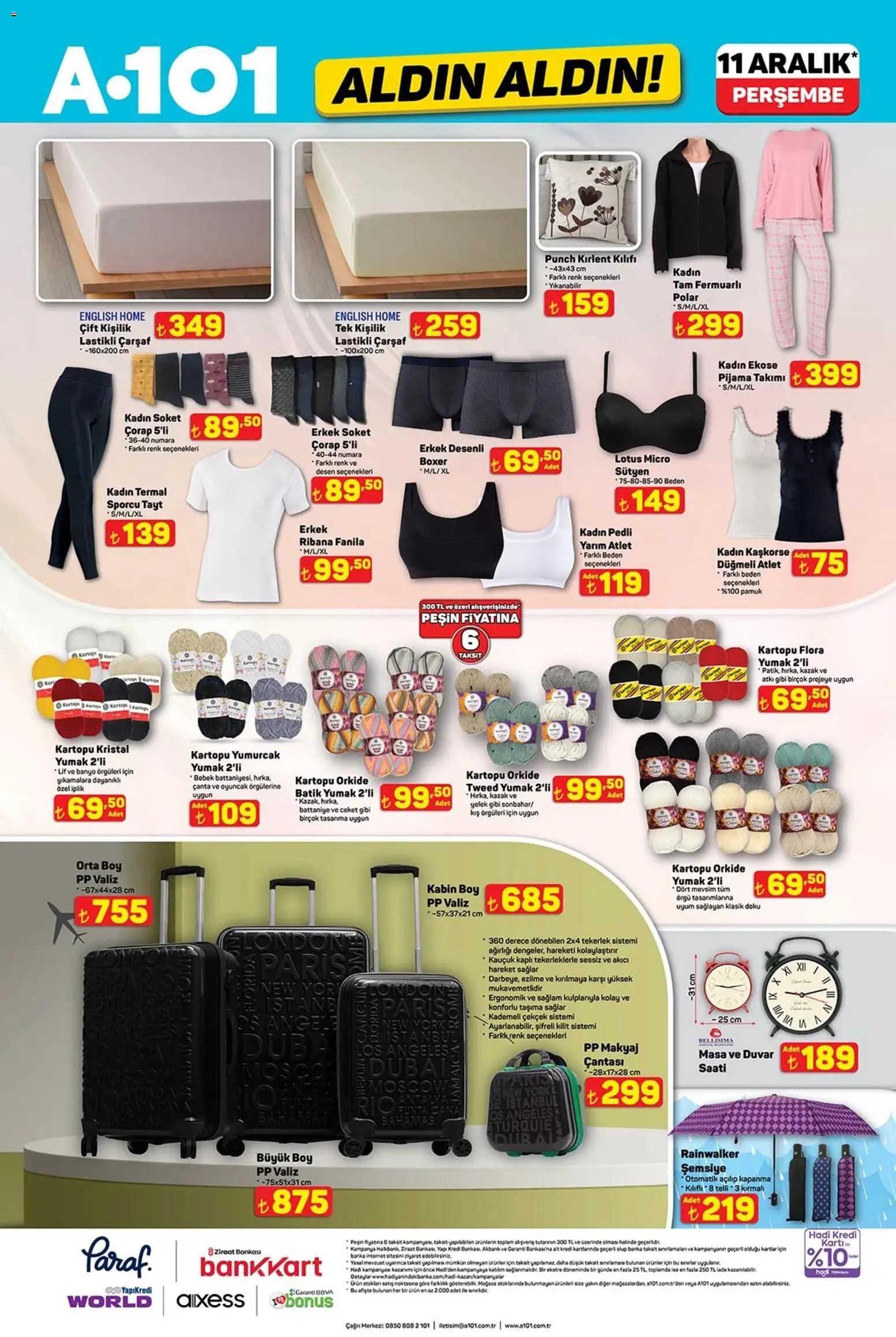 A101 Katalog Aldın Aldın - 11.12.2025 tarihinden itibaren geçerlidir | Sayfa: 10 | Ürünler: Battaniye, Makyaj, Çanta, Tayt