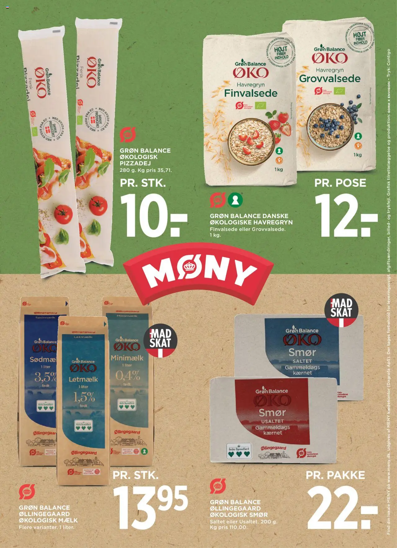 Meny Tilbudsavis gyldig fra 08.08.2025 | Side: 8 | Produkter: Smør, Pizzadej, Havregryn, Jogo de ferramentas