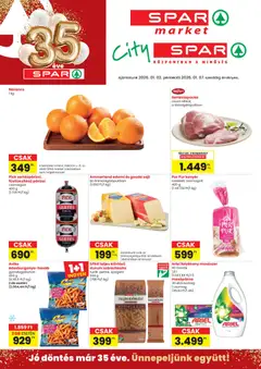 Spar - City Spar szórólap - amely érvényes a következő dátumtól: 02.01.2026