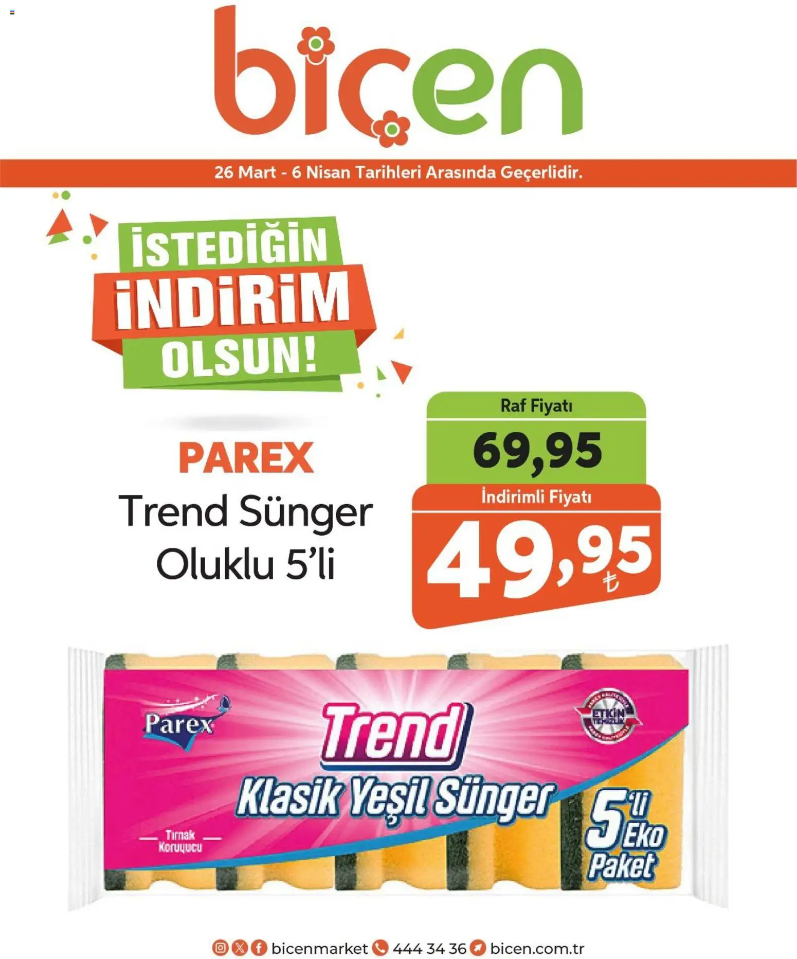 Biçen Market Katalog - 26.03.2026 tarihinden itibaren geçerlidir | Sayfa: 13 | Ürünler: Raf