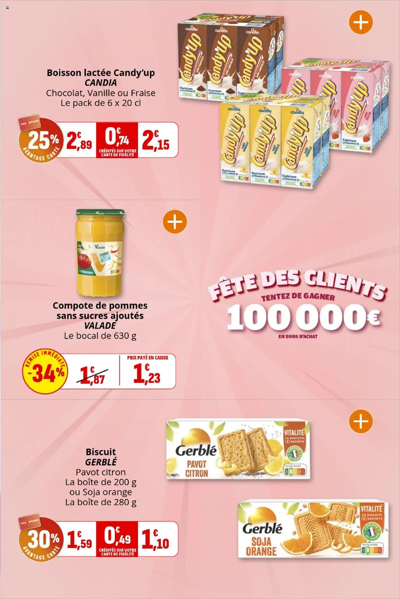 {H1} | Page: 20 | Produits: Fraise, Orange, Chocolat, Biscuits