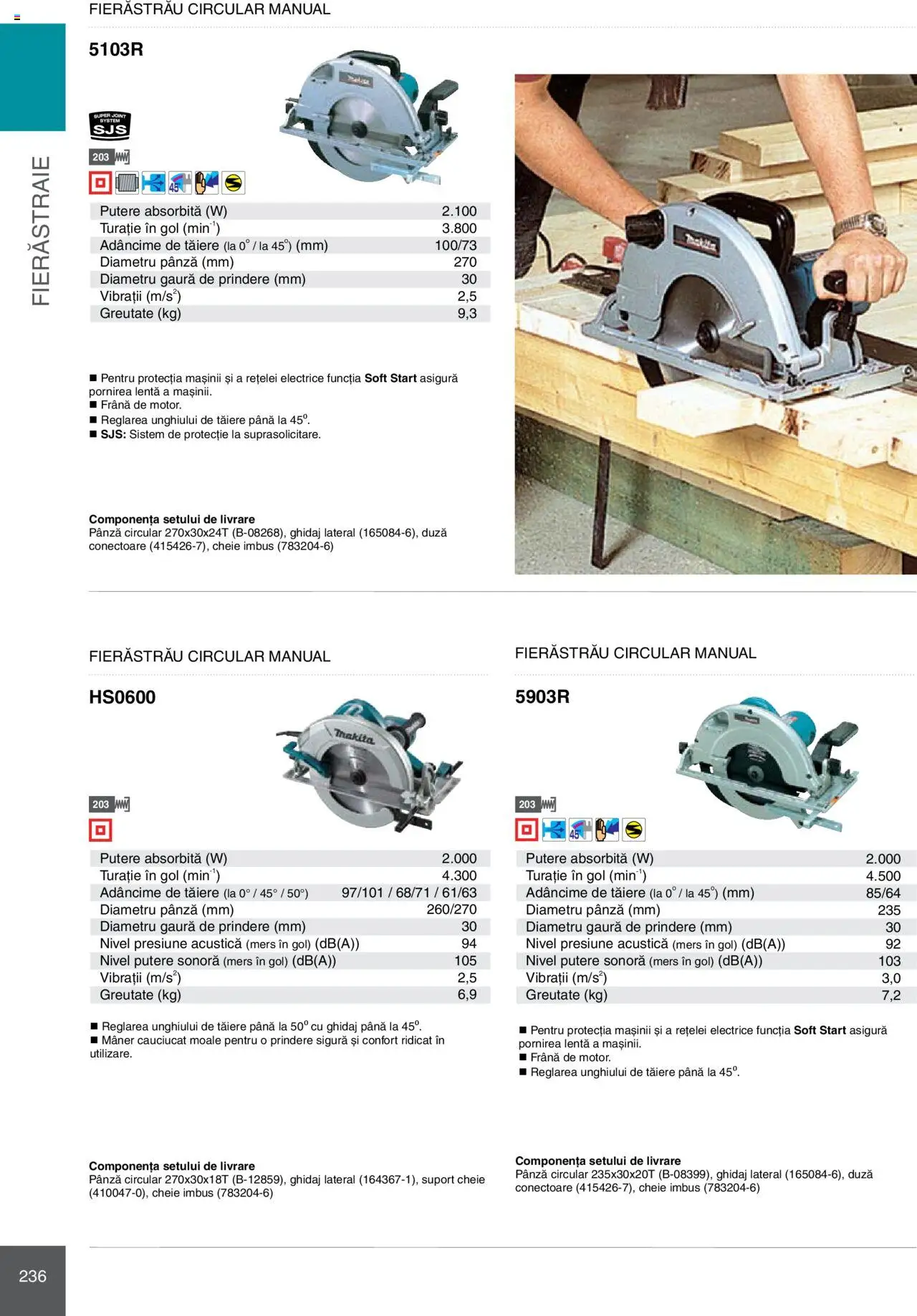 Noul catalog Makita – valabil de la 08.01.2025 | Pagină: 236 | Produse: Mâner