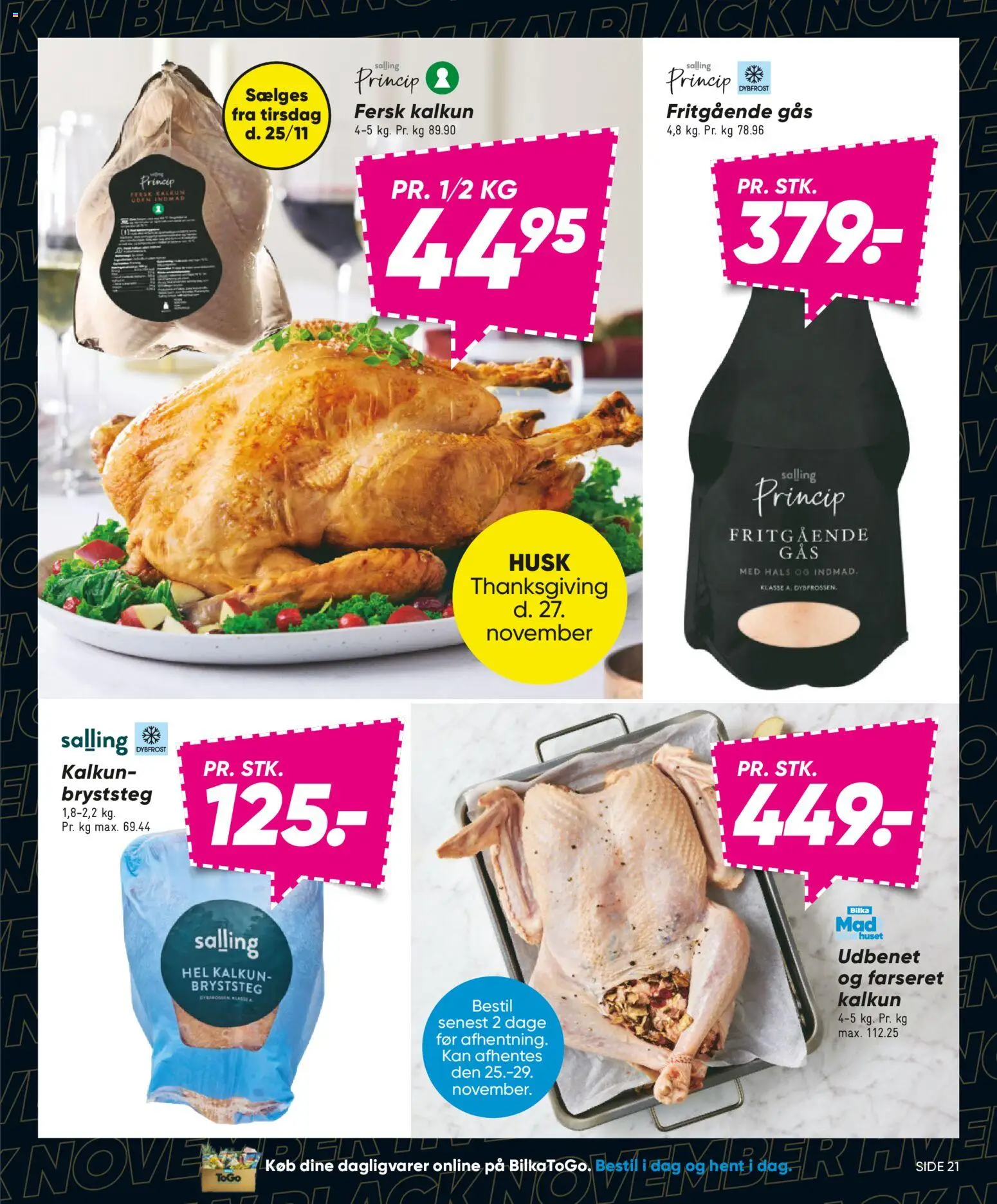 Bilka tilbudsavis – gyldig fra 21.11.2025 | Side: 26 | Produkter: Kalkun