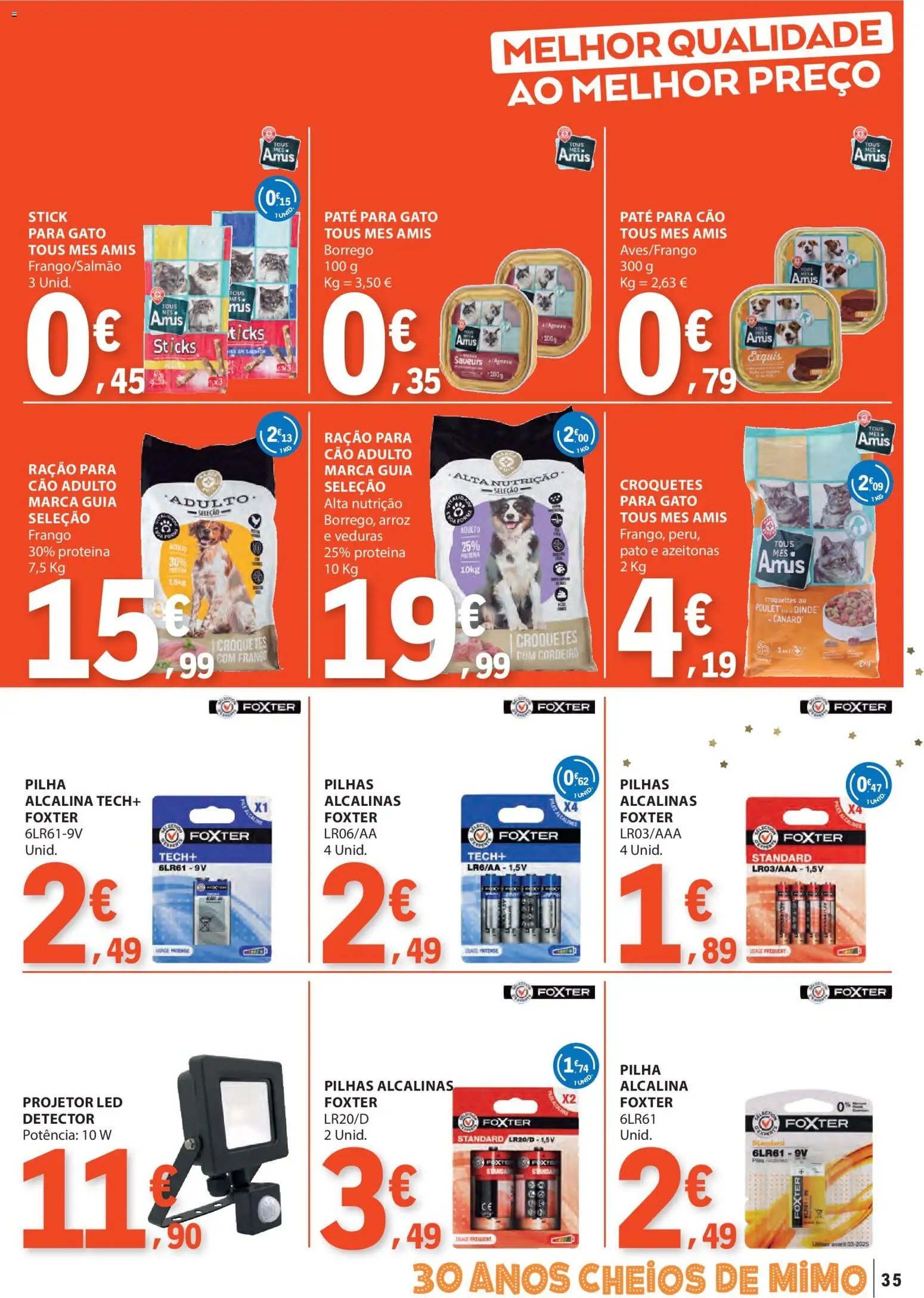 E.Leclerc folheto │ válido de 27.11.2025 | Página: 35 | Produtos: Frango, Pilhas, Projetor, Proteina