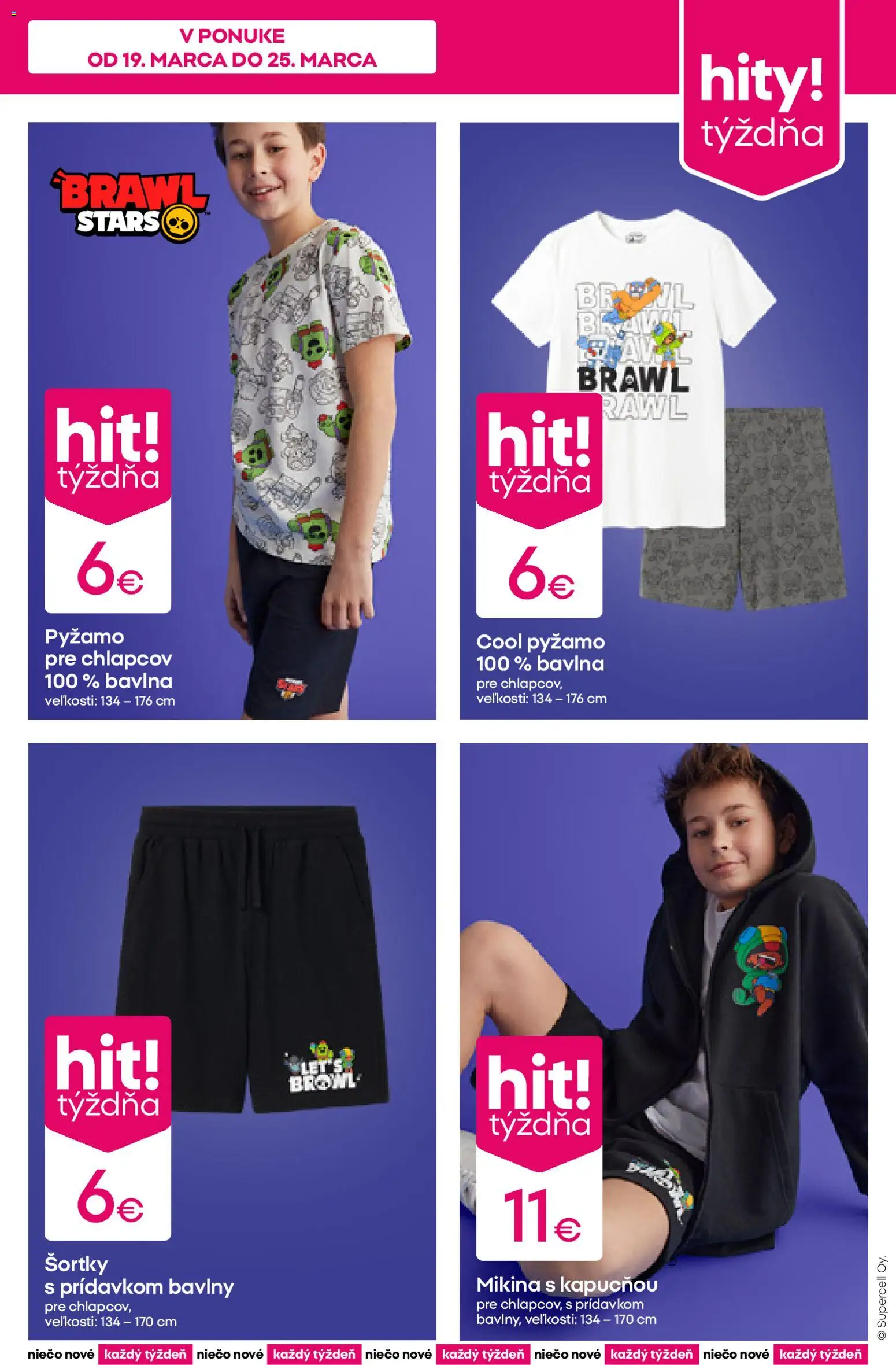 Nové Pepco akcie – leták je platný od 19.03.2026 | Strana: 3 | Produkty: Mikina, Pyžamo