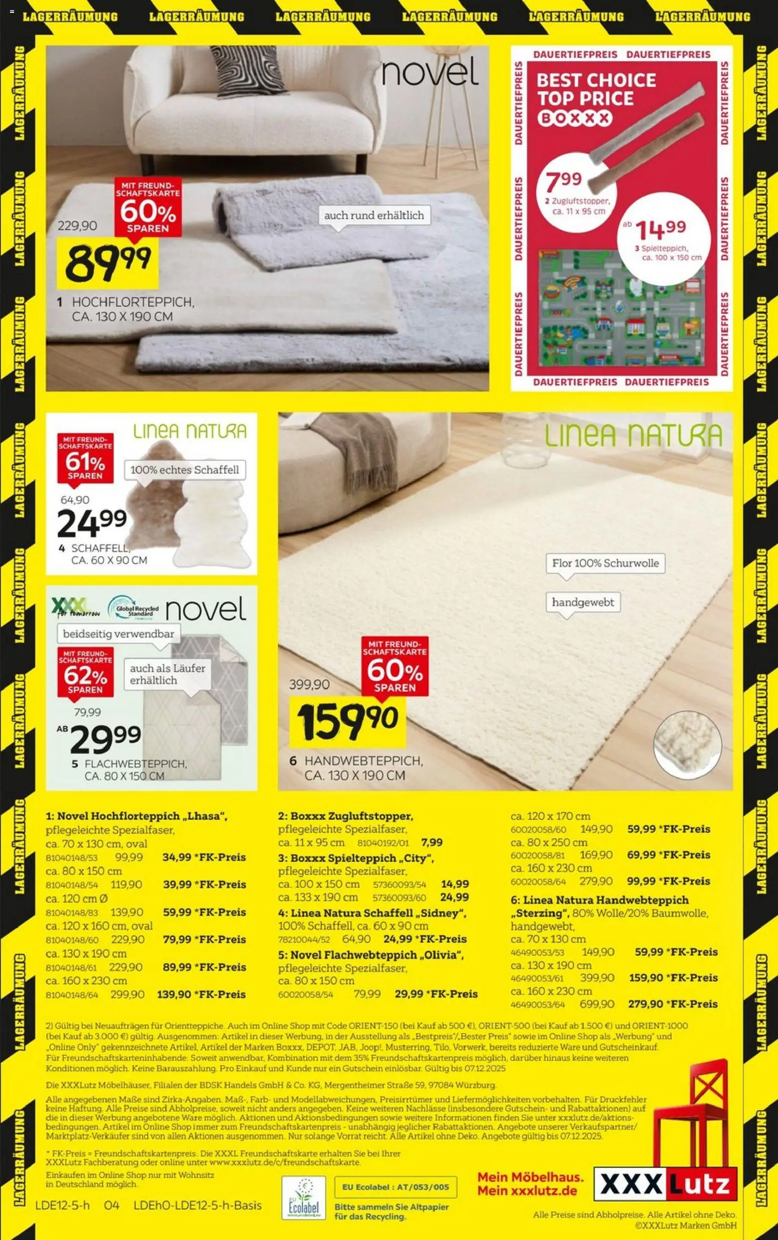 XXXL Lutz - Größte Lagerräumungsverkauf – gültig ab 23.11.2025 | Seite: 16