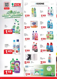 Anteprima del volantino Volantino SISA	 valido a partire dal 12.02.2026 | Pagina: 20 | Prodotti: Tè, Candeggina, Lavatrice, Bagno