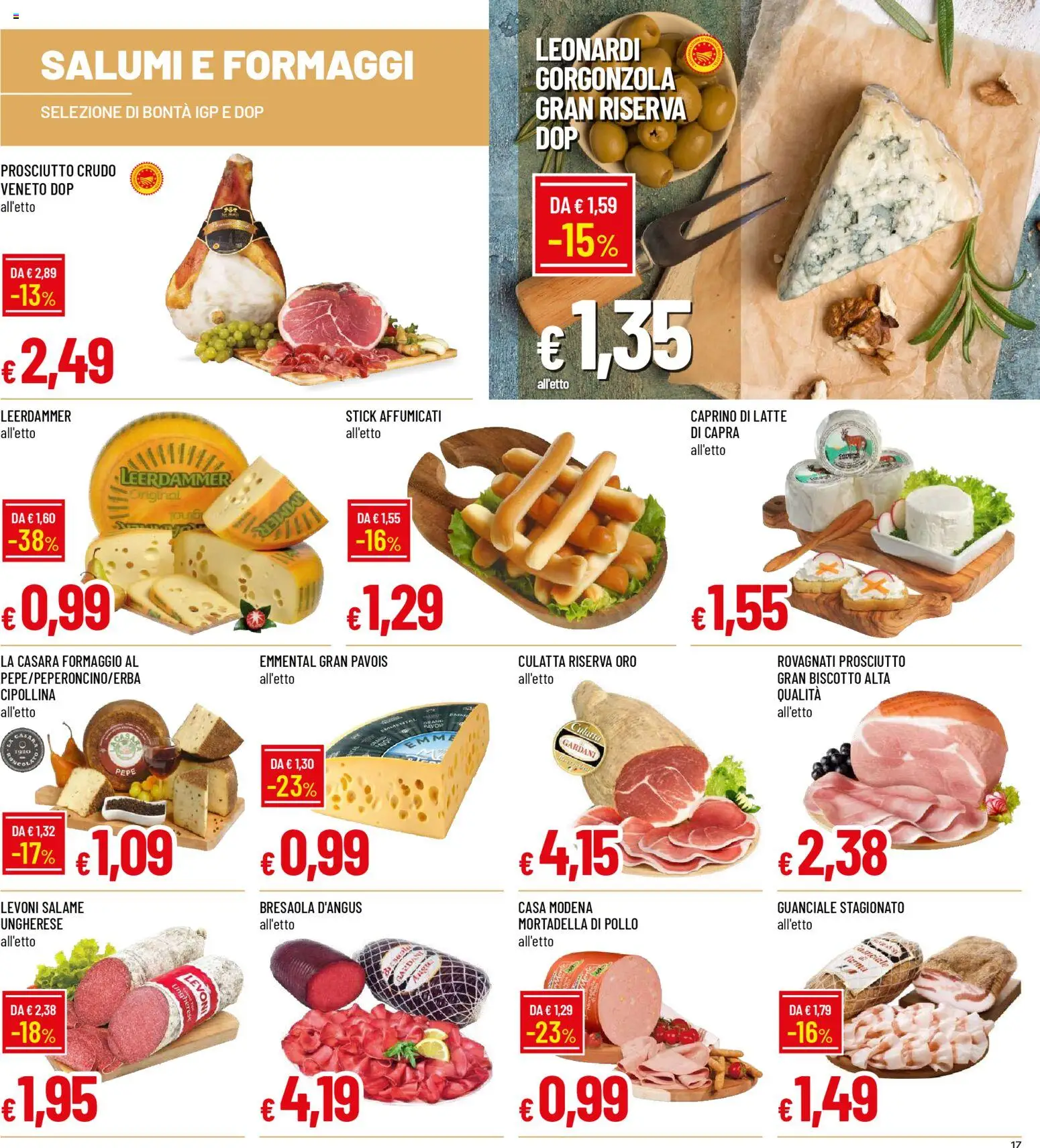 Volantino Galassia del 01.12.2025 | Pagina: 17 | Prodotti: Prosciutto Crudo, Pepe, Prosciutto, Mortadella