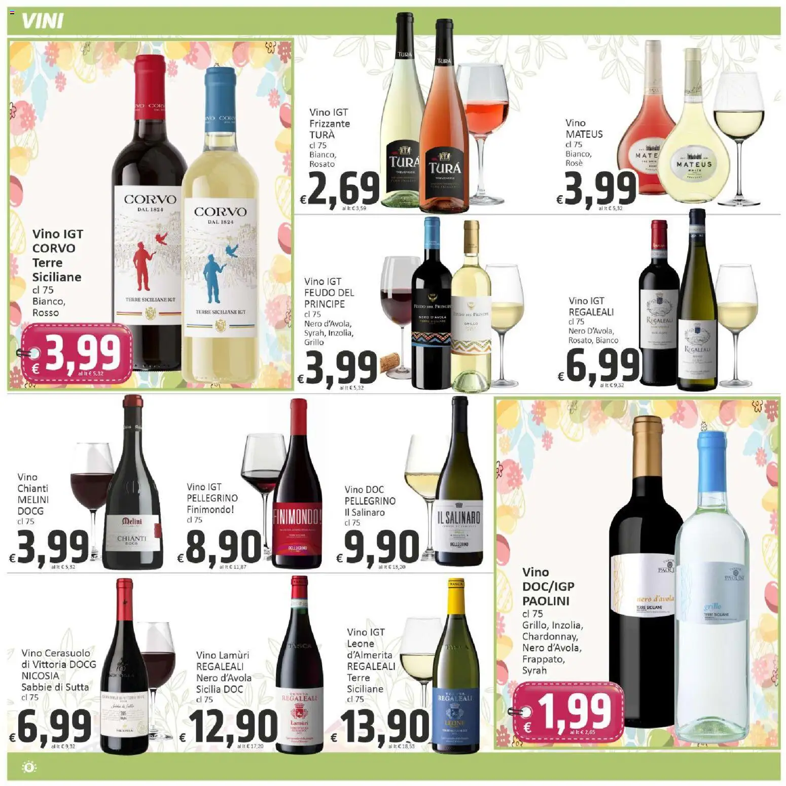 Volantino Paghi Poco del 24.03.2026 | Pagina: 8 | Prodotti: Vino