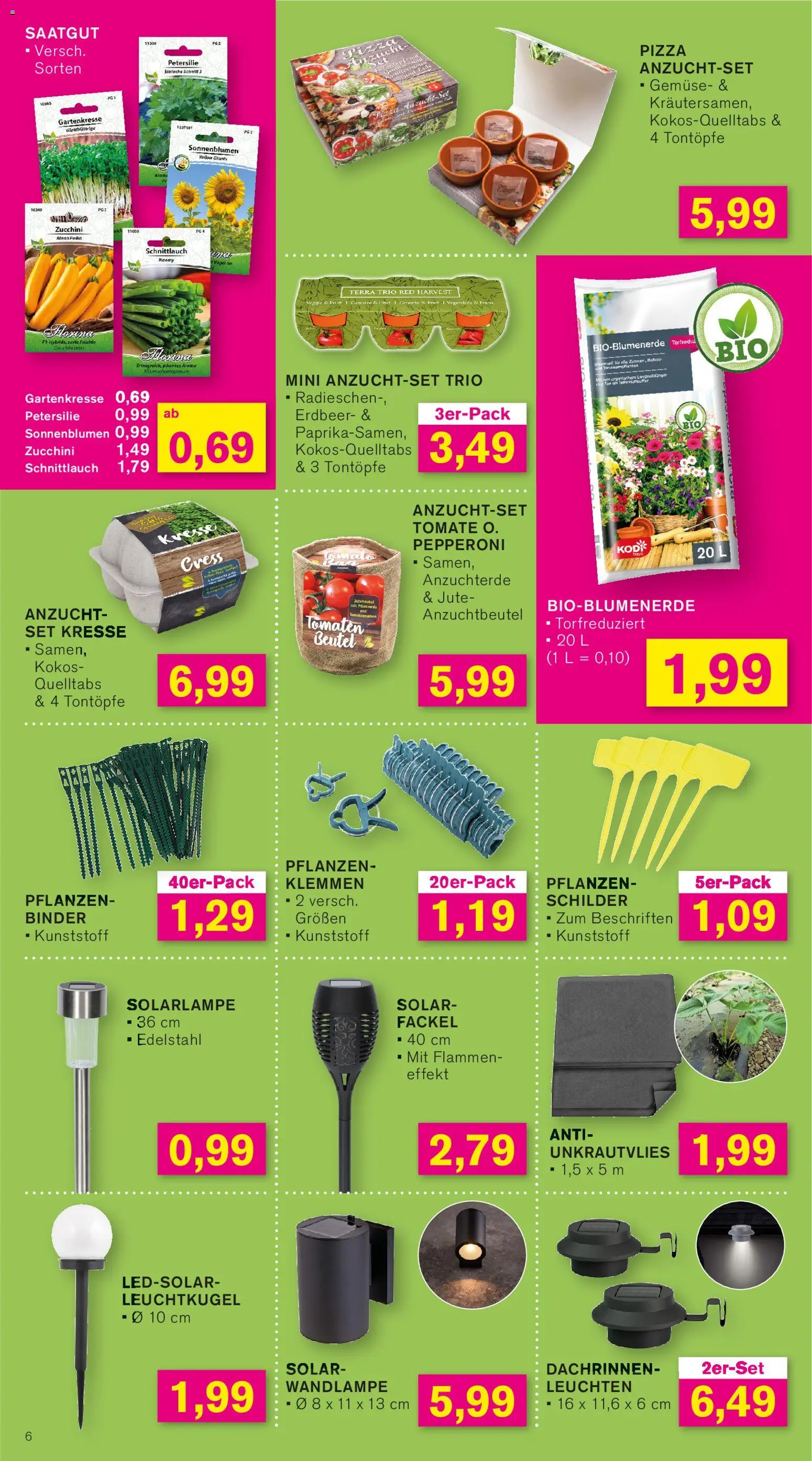 KODi Prospekt 	 – gültig ab 02.03.2026 | Seite: 6 | Produkte: Gemüse, Petersilie, Pizza, Zucchini