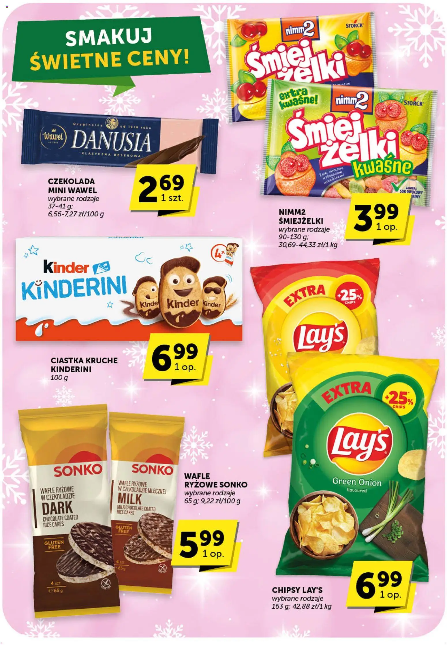 Euro Sklep Gazetka od 22.01.2026 | Strona: 22 | Produkty: Chipsy, Wafle ryżowe, Ciastka kruche, Ciastka
