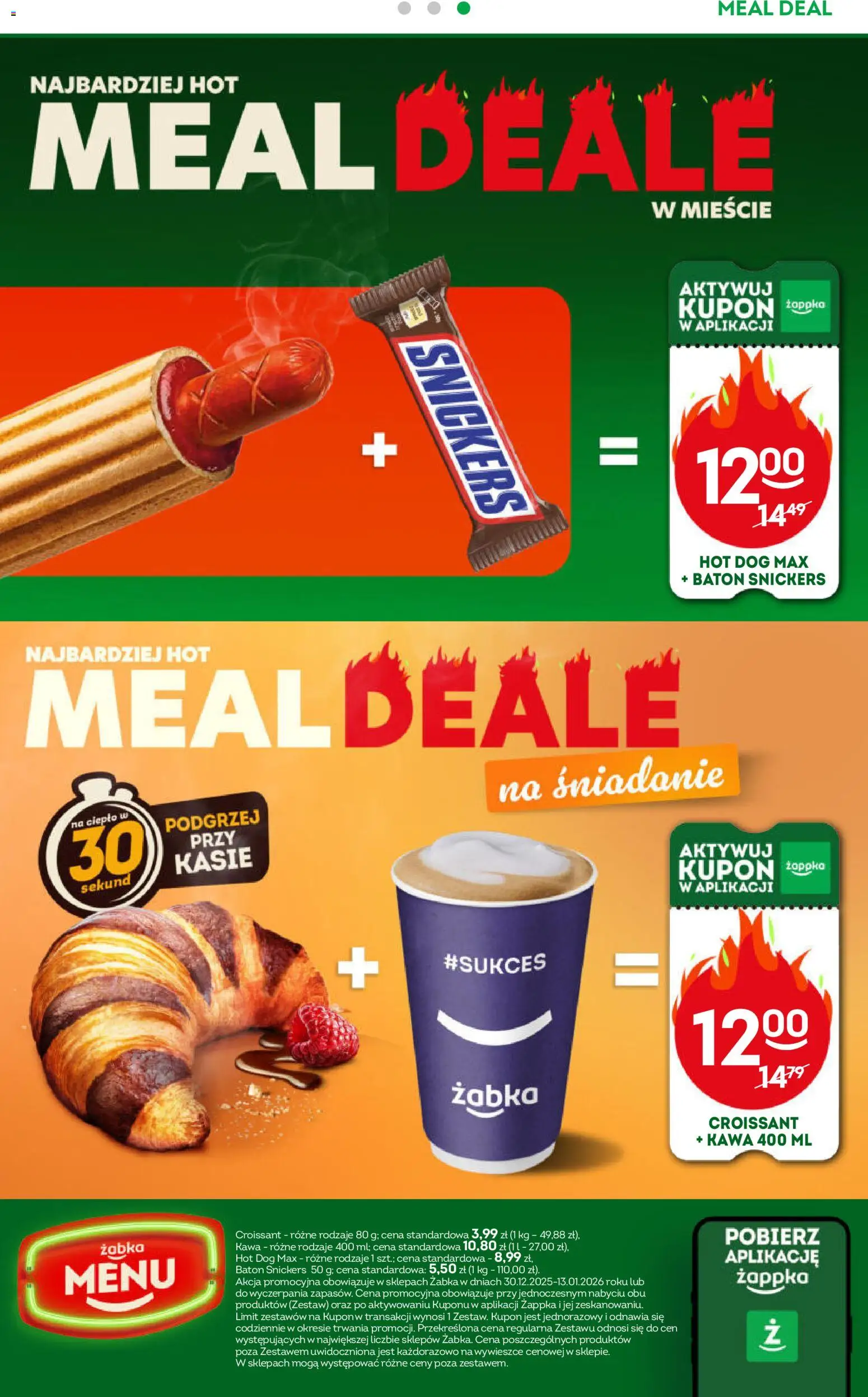 Żabka Gazetka od 30.12.2025 | Strona: 30 | Produkty: Baton, Kawa