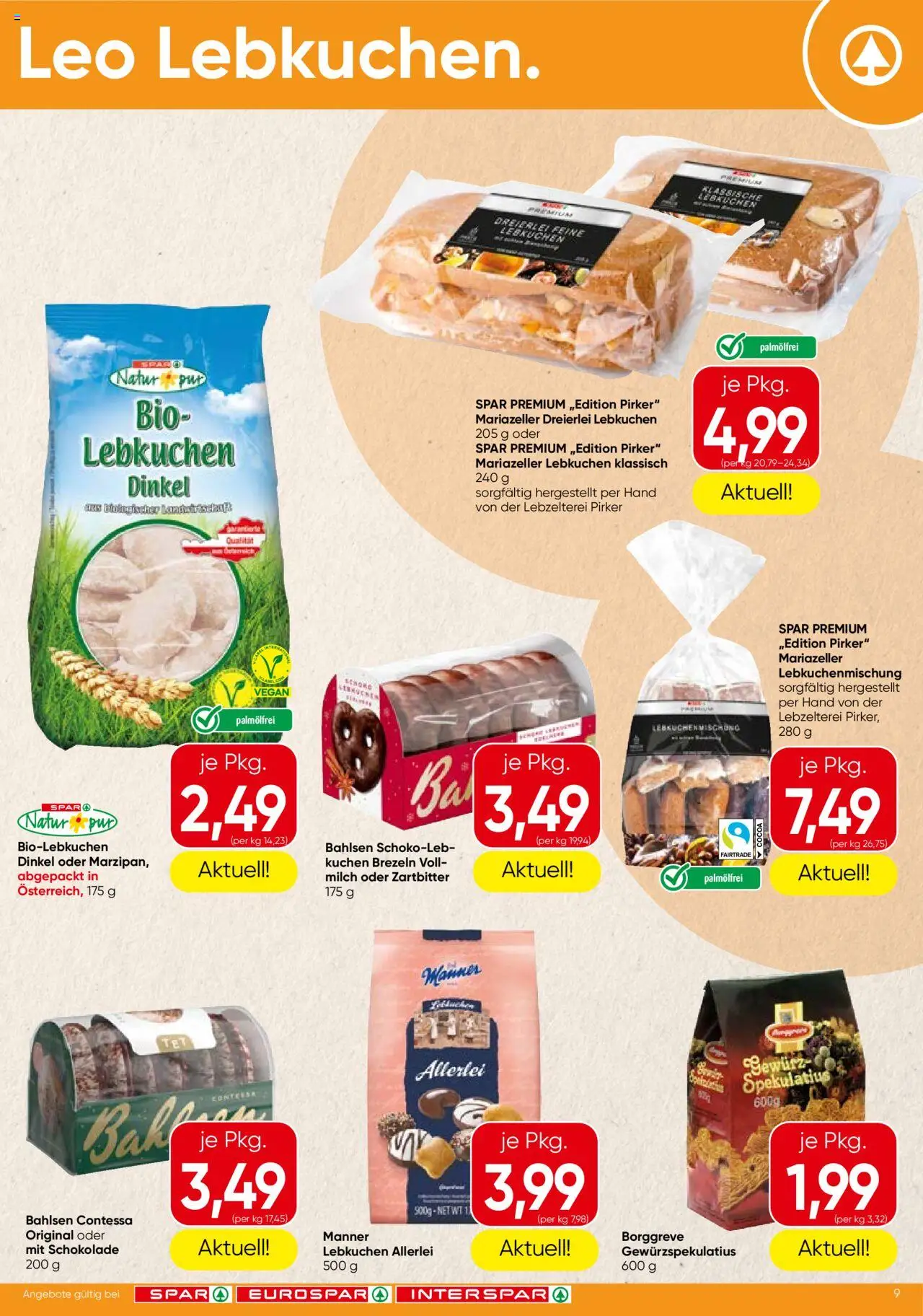 Spar Flugblatt - Wien gültig ab 02.10.2025 | Seite: 9 | Produkte: Milch, Schokolade