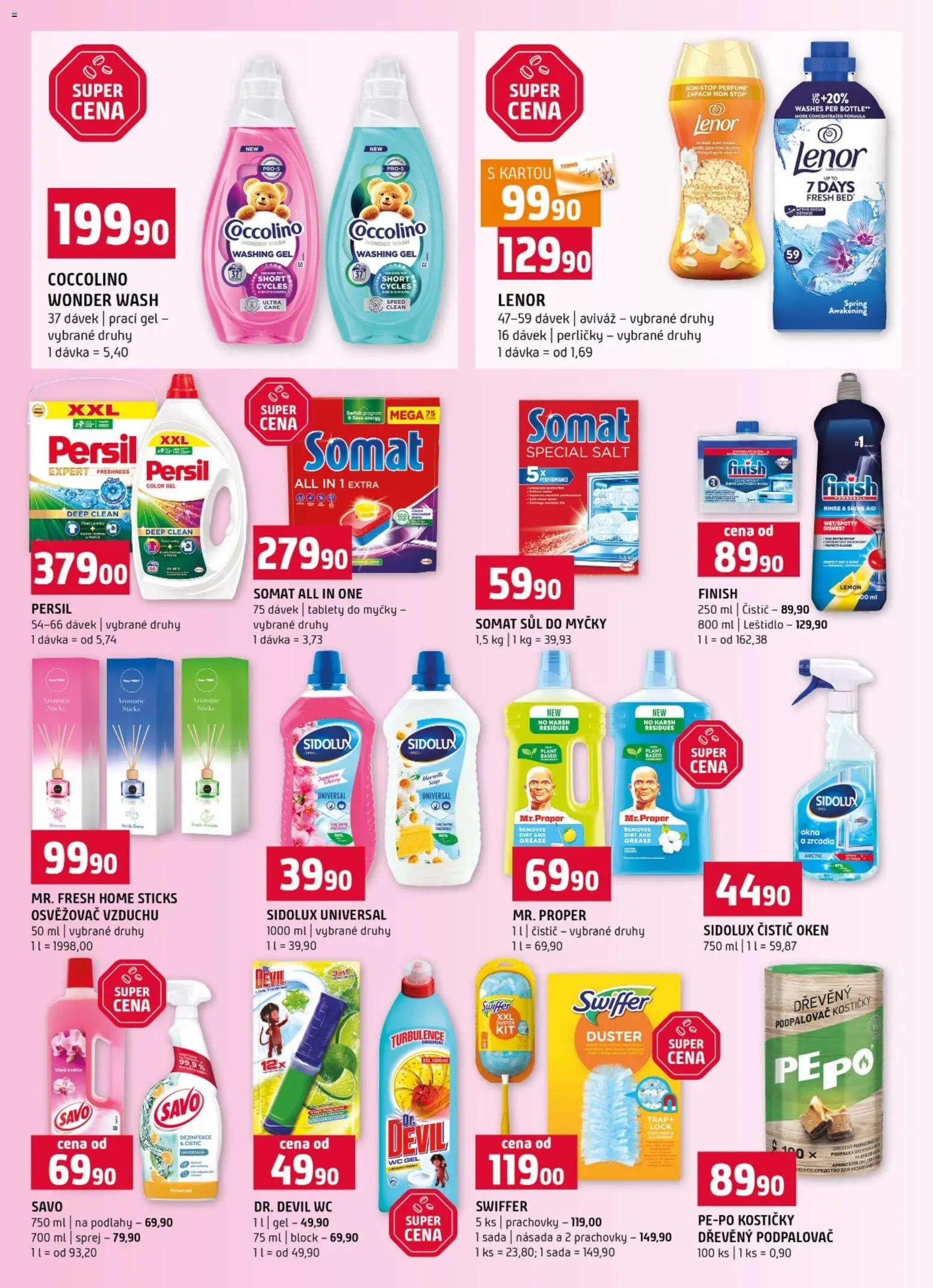 Terno leták od 22.04.2026 | Strana: 15 | Produkty: Finish, Prací gel, Coccolino, Persil