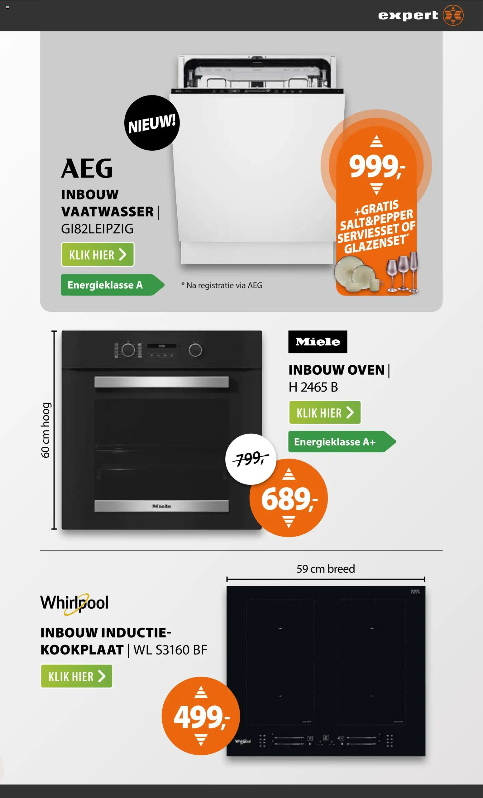 {H1} | Pagina: 5 | Producten: Oven, Kookplaat, Vaatwasser