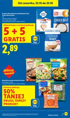 Pogląd oferty "Warzywa na patelnię z ziemniakami, Warzywa na patelnię z ziemniakami mrożone, 750 g" - ważna od 23.10.2025 | Strona: 9 | Produkty: Patelnie, Cukier biały, Zupa, Marchewka