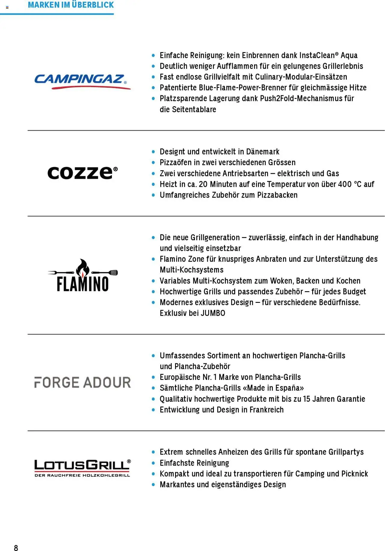 Jumbo Aktionen Grosse Grillbroschüre 2025 ab 21.02.2025 | Seite: 8