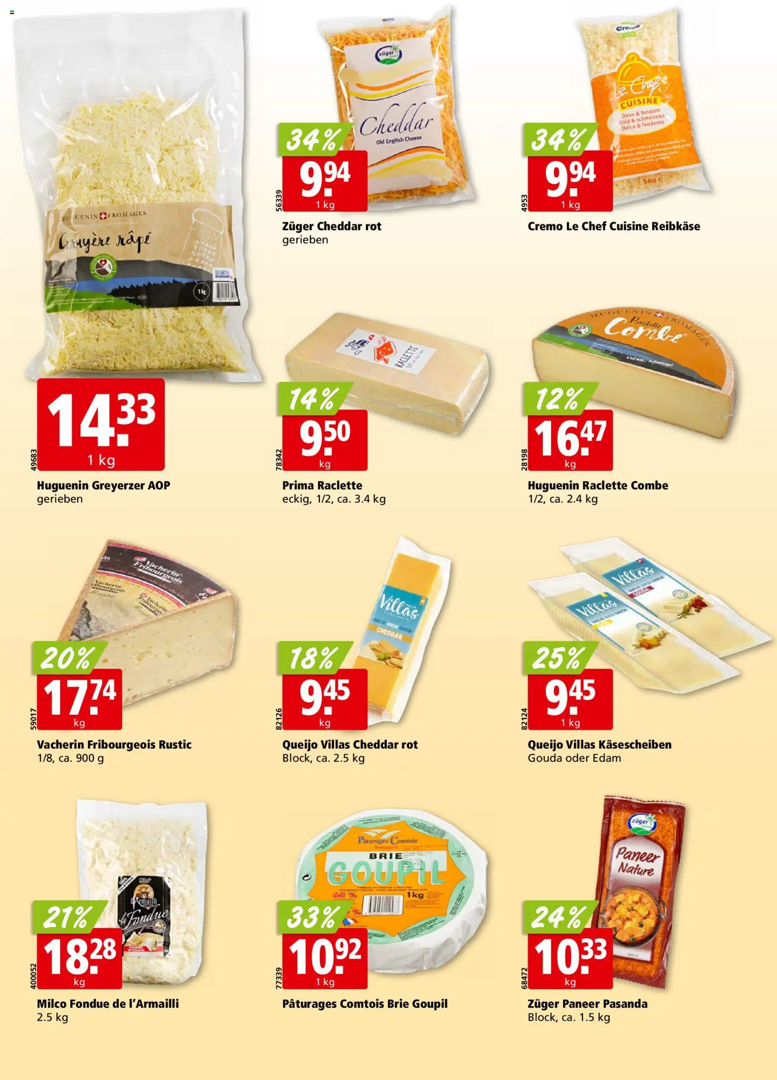 Aligro Aktionen – gültig ab 12.01.2026 | Seite: 16 | Produkte: Gouda, Raclette, Fondue, Creme