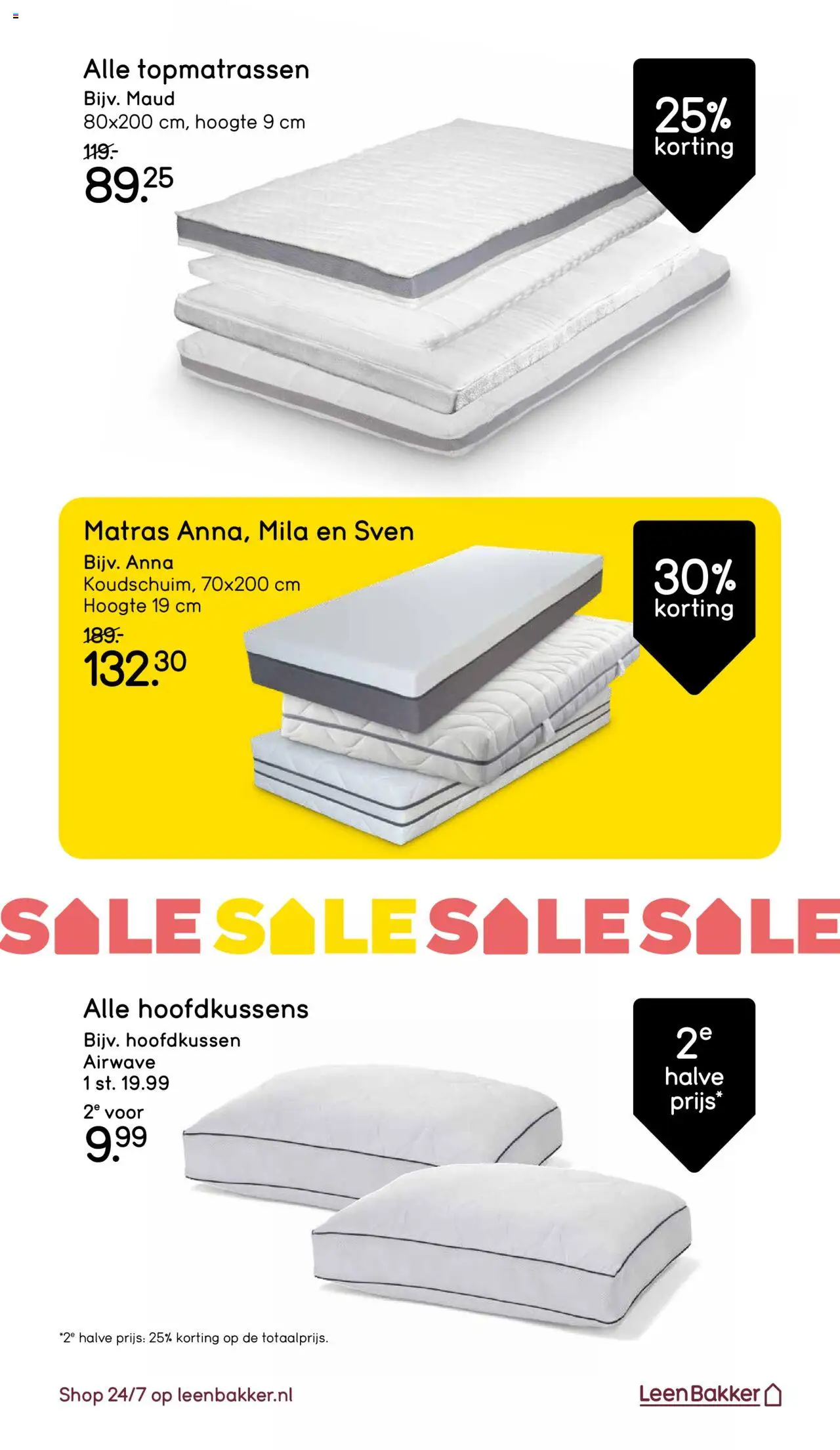  | Pagina: 25 | Producten: Matras