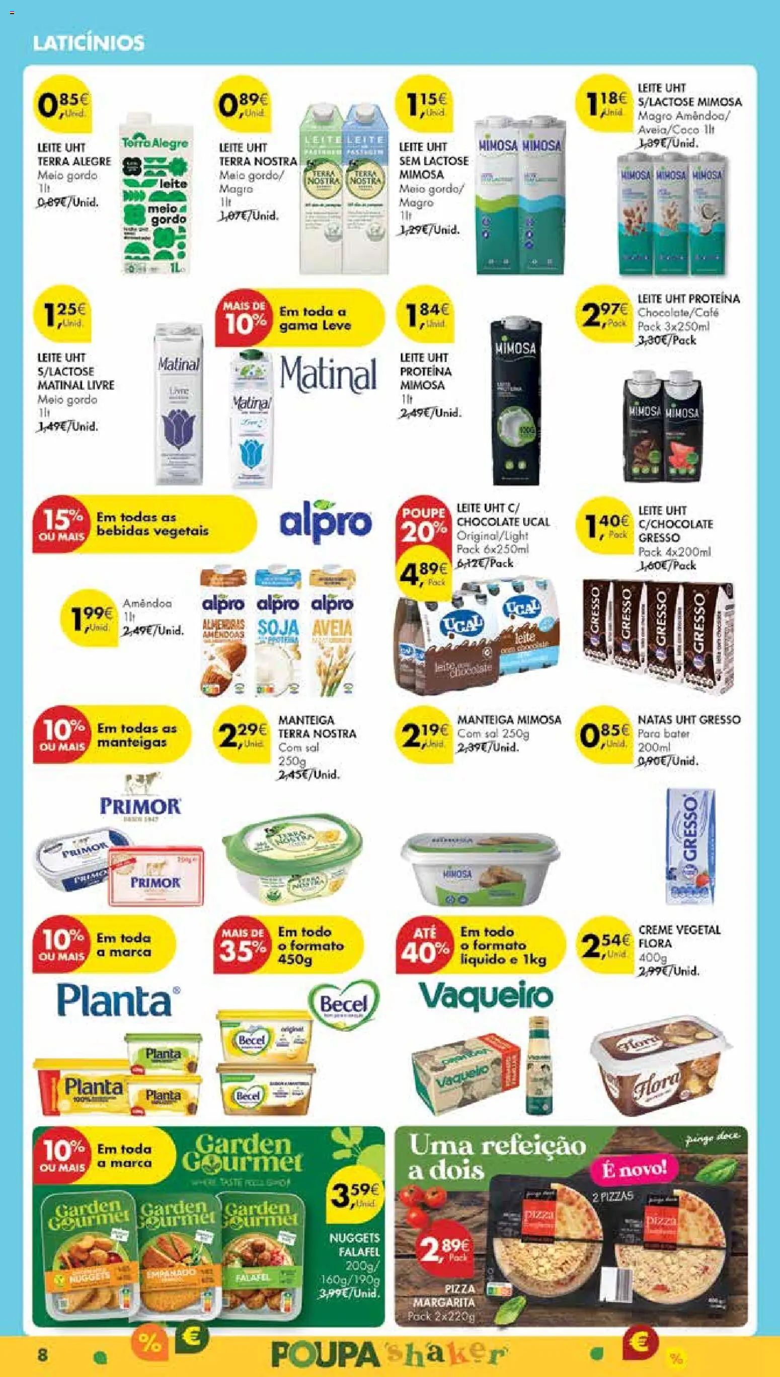Pingo Doce Poupe Esta Semana Madeira │ válido de 28.10.2025 | Página: 8 | Produtos: Leite, Creme, Natas, Nuggets