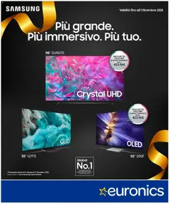 Anteprima del volantino Euronics Samsung catalogo valido a partire dal 16.11.2025
