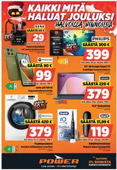 Power-mainoslehti voimassa 08.12.2025 alkaen