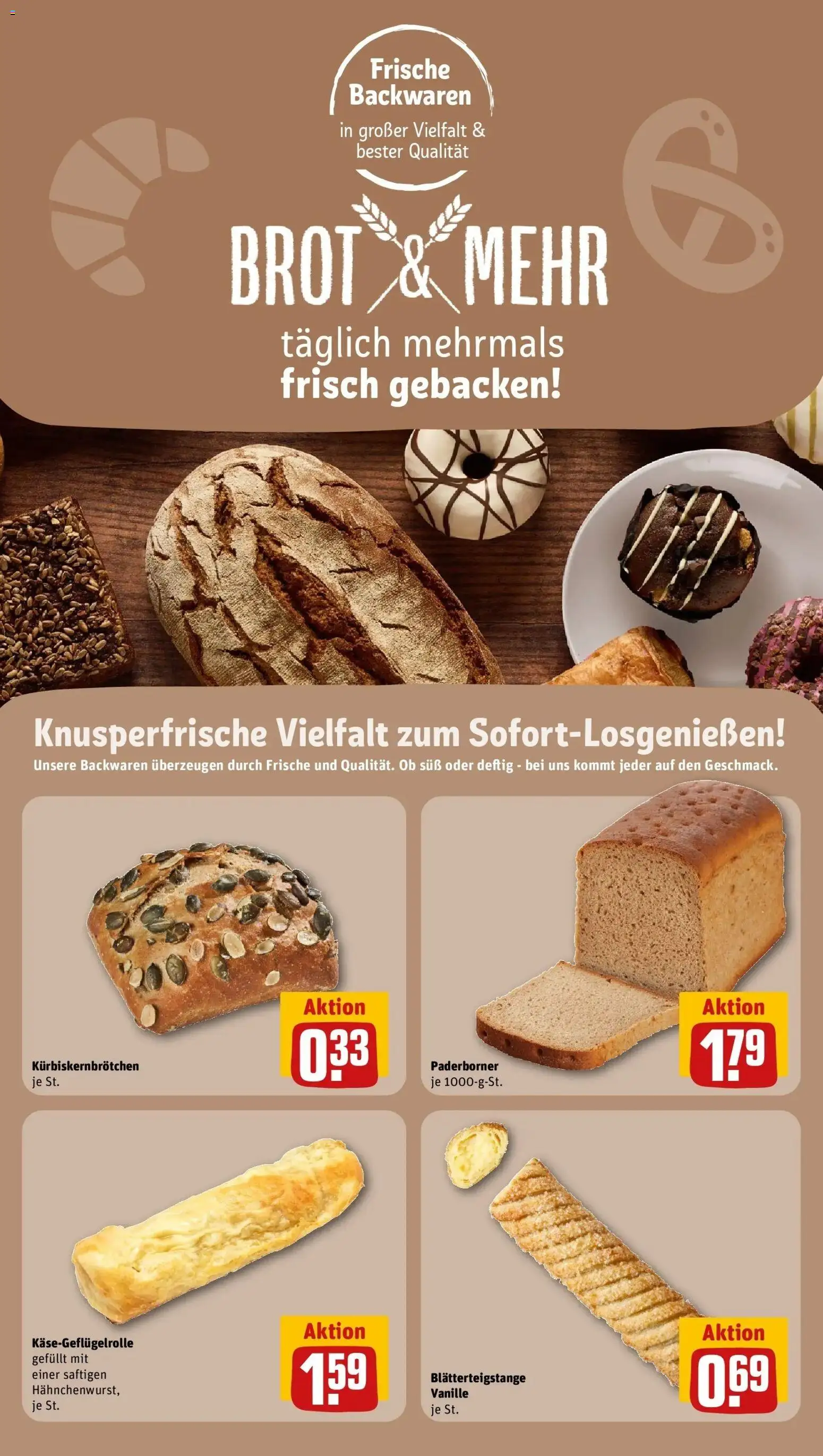 Rewe Prospekt Essen	 – gültig ab 09.03.2026 | Seite: 28 | Produkte: Brot