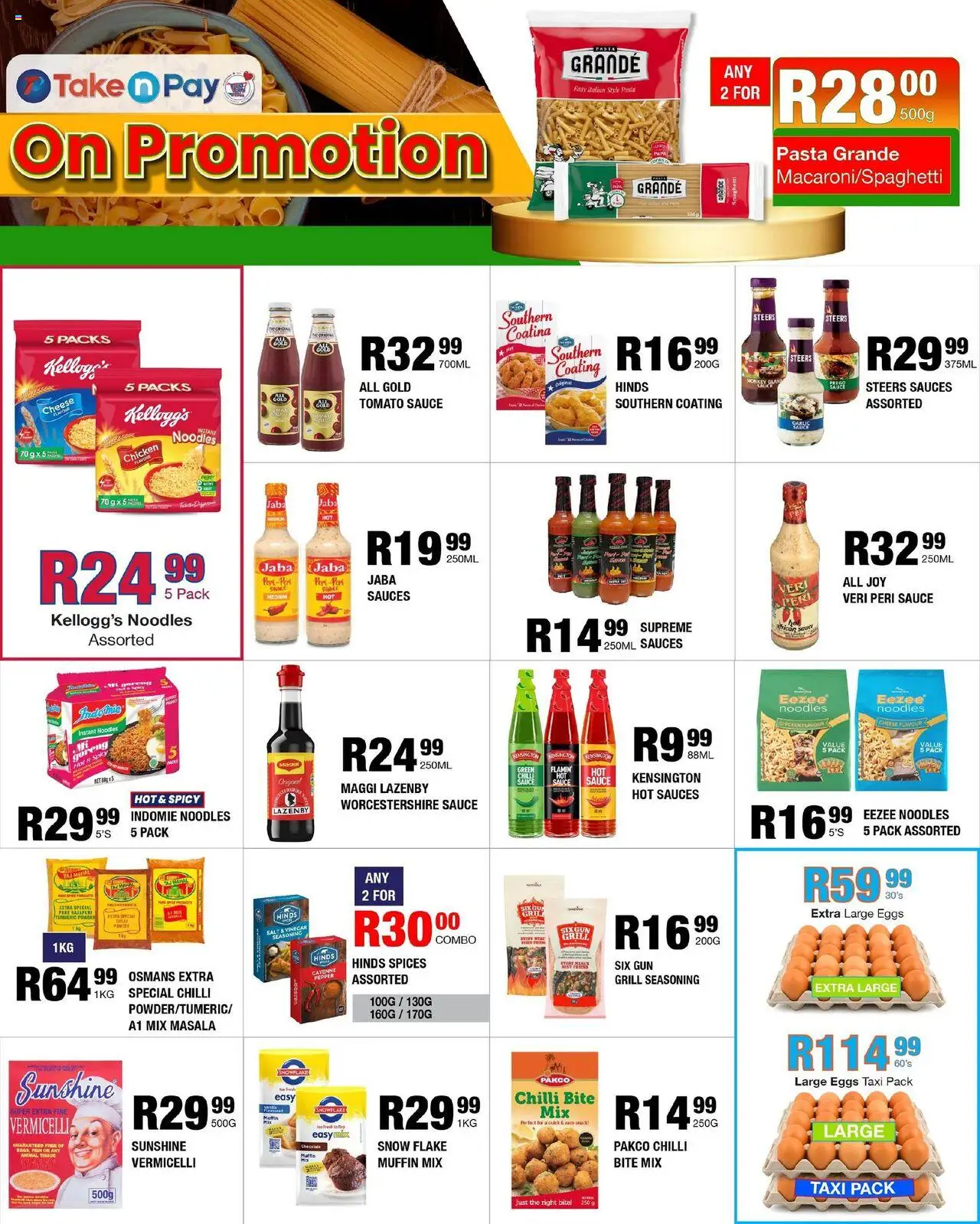Take n Pay Specials │ valid from 18.08.2025 | Page: 2 | Products: Grill, Chicken, Pasta, Salt
