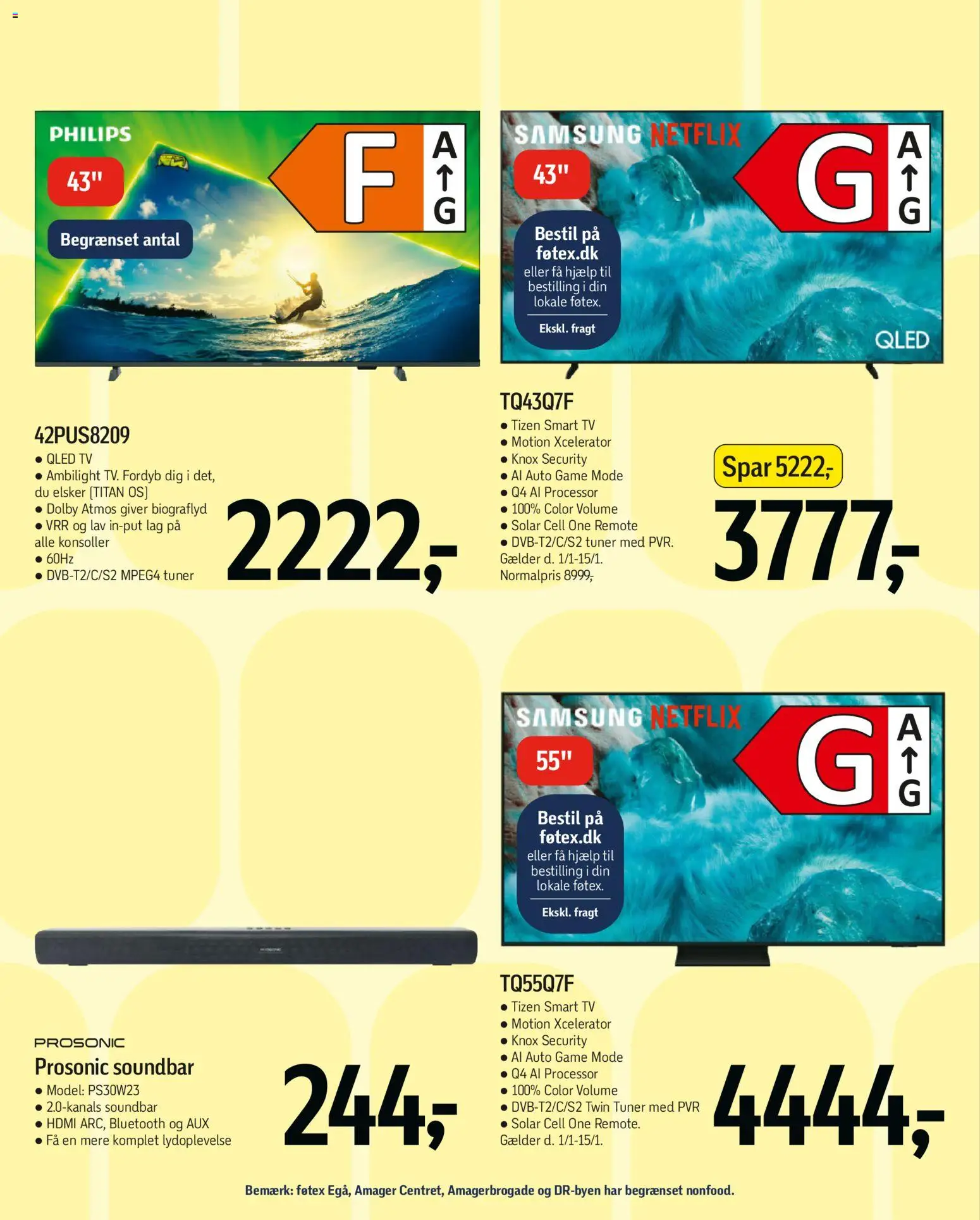 Føtex tilbudsavis – gyldig fra 02.01.2026 | Side: 69 | Produkter: Processor, Soundbar, Smart TV, TV