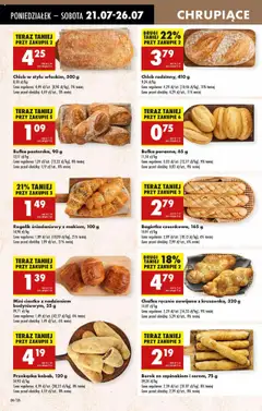 Biedronka gazetka od 21.07.2025 | Strona: 24 | Produkty: Kebab, Bułka, Bagietka, Chleb