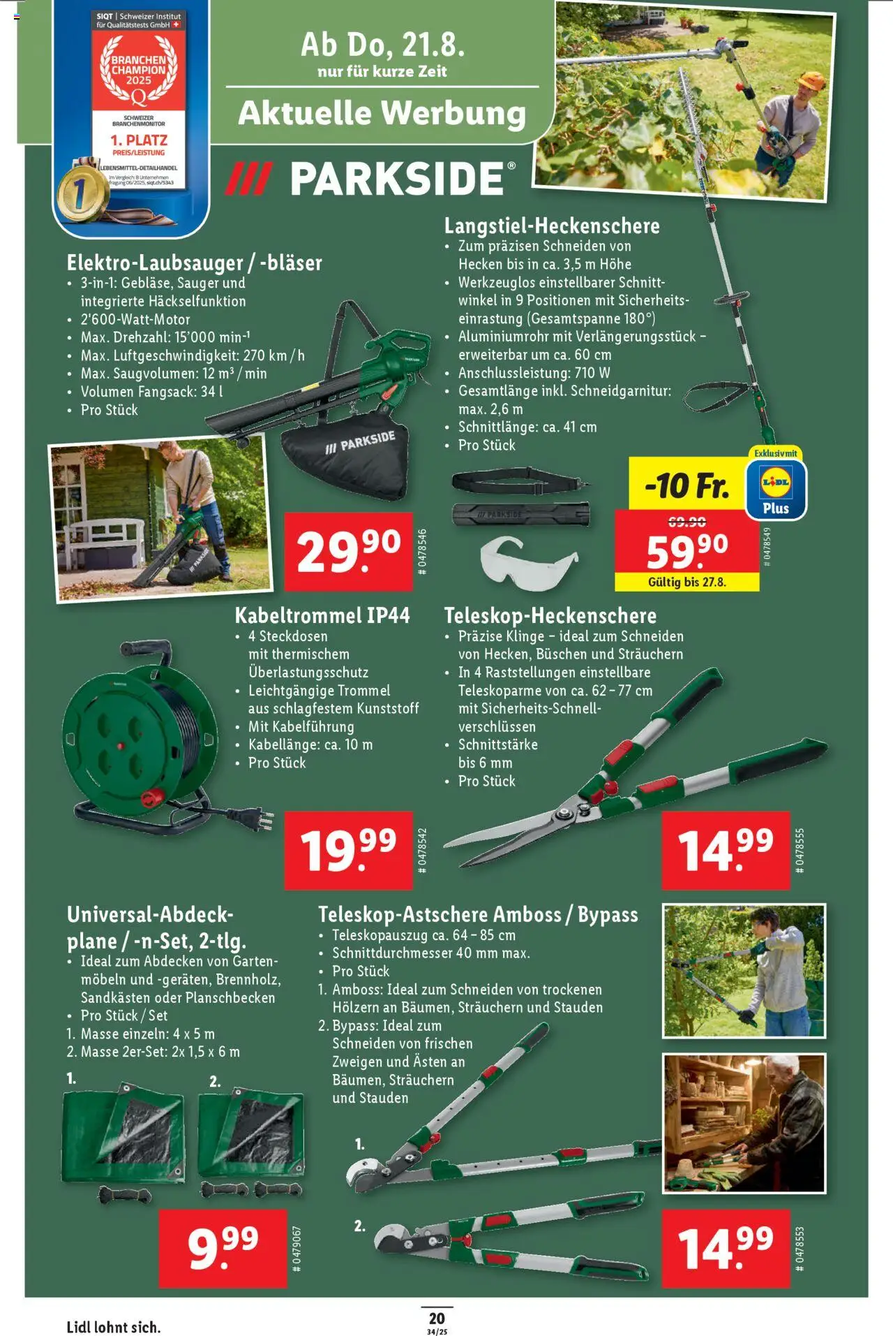 Lidl Aktionen ab 21.08.2025 | Seite: 22